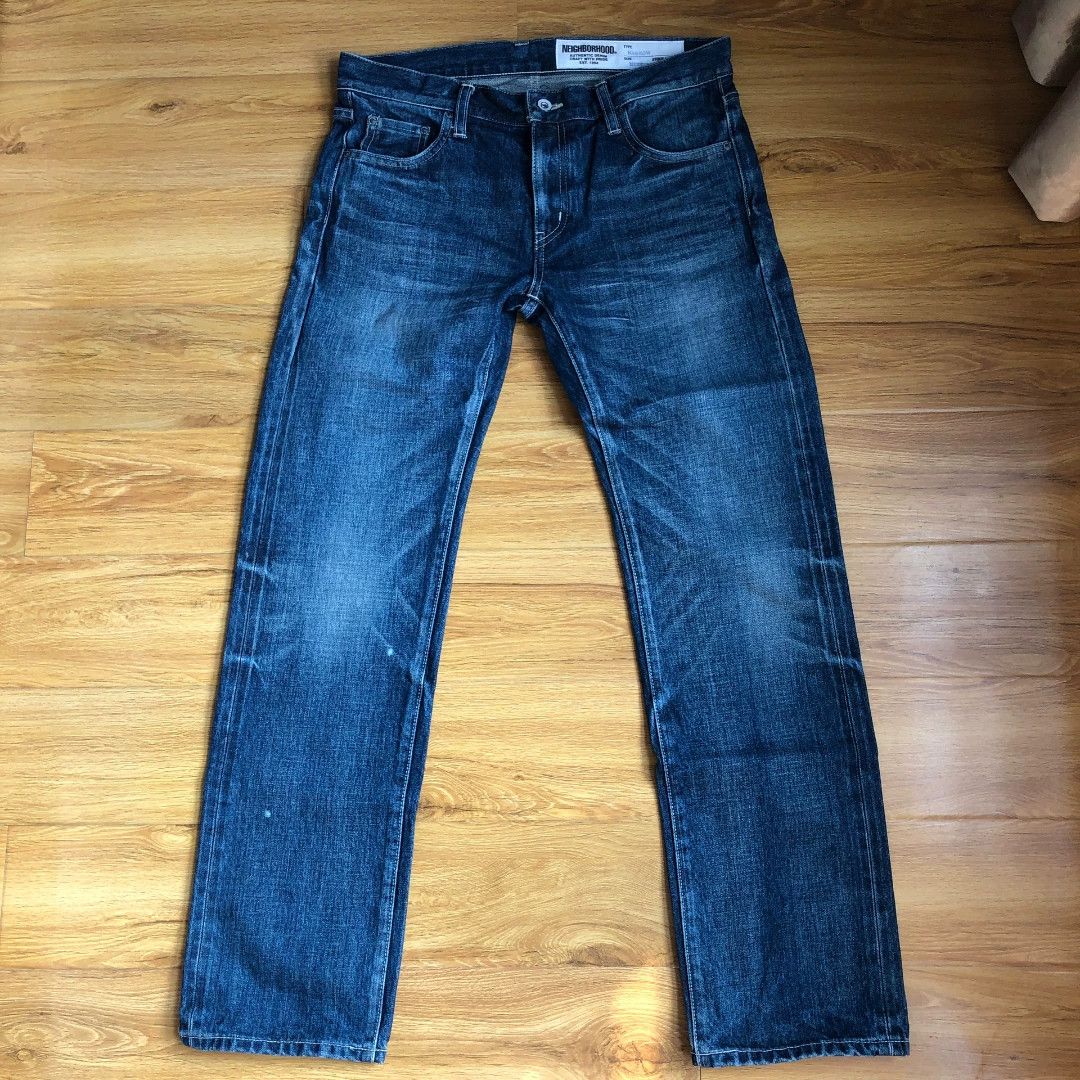 Neighborhood NEIGHBORHOOD 2019SS Washed Straight Jeans Size US 34 / EU 50 - 1 Thumbnail