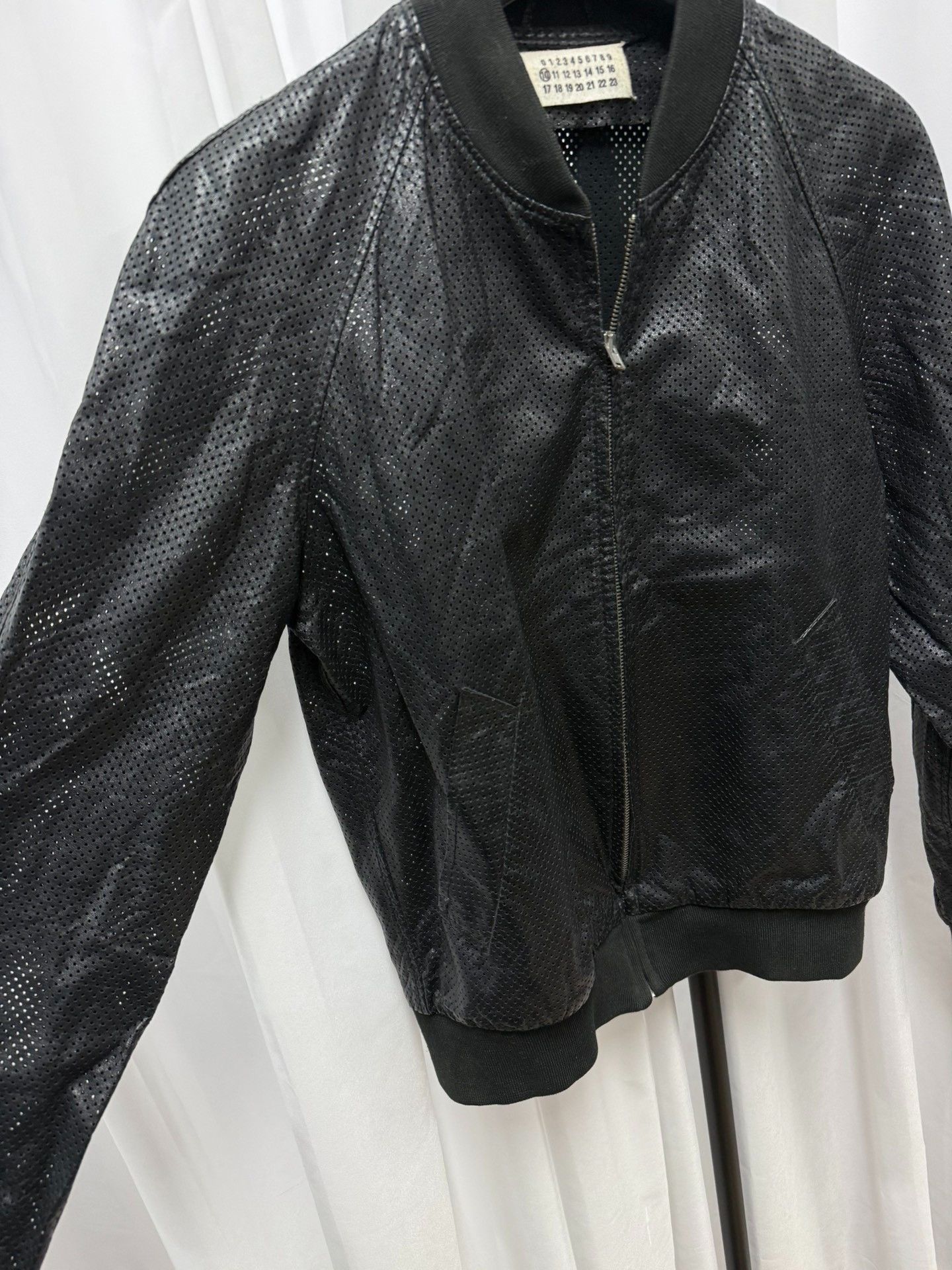 Maison Margiela Maison Margiela 07SS Laser-Perforated Leather Jacket Size US M / EU 48-50 / 2 - 5 Thumbnail