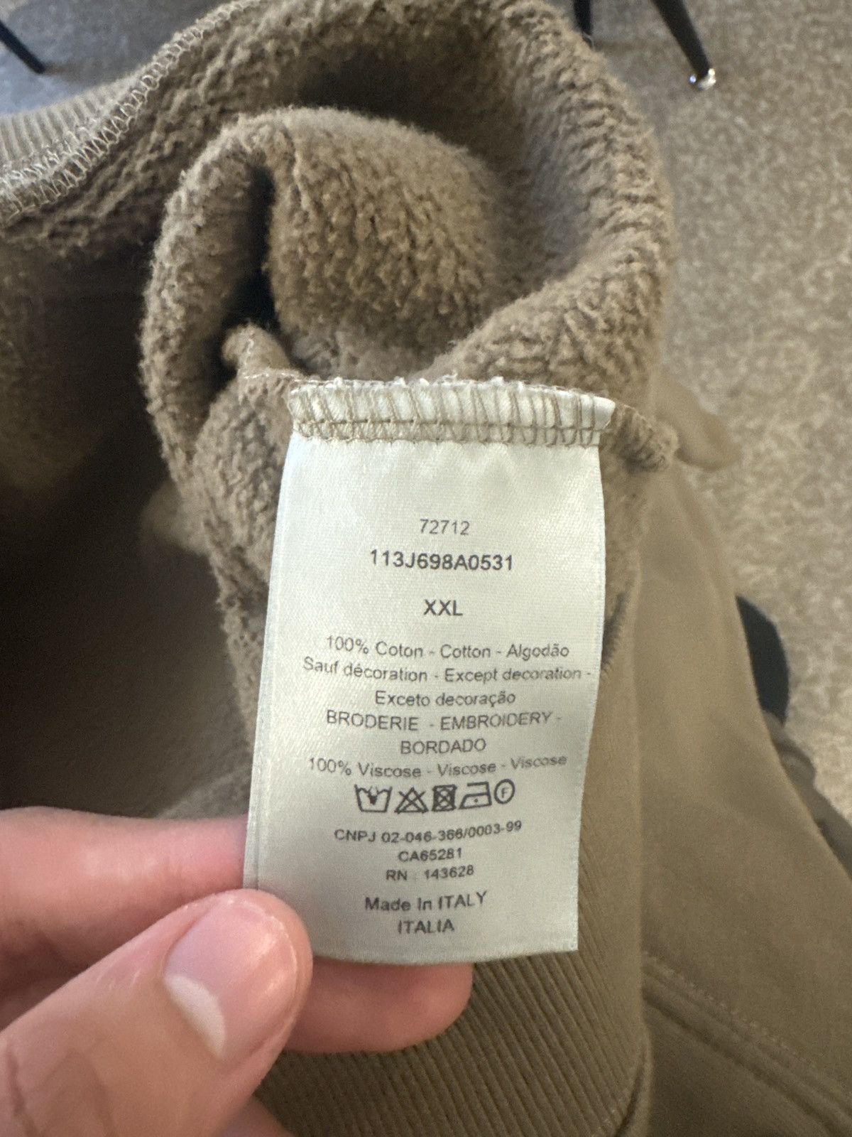 Dior Dior Hoodie Size US XXL / EU 58 / 5 - 6 Thumbnail