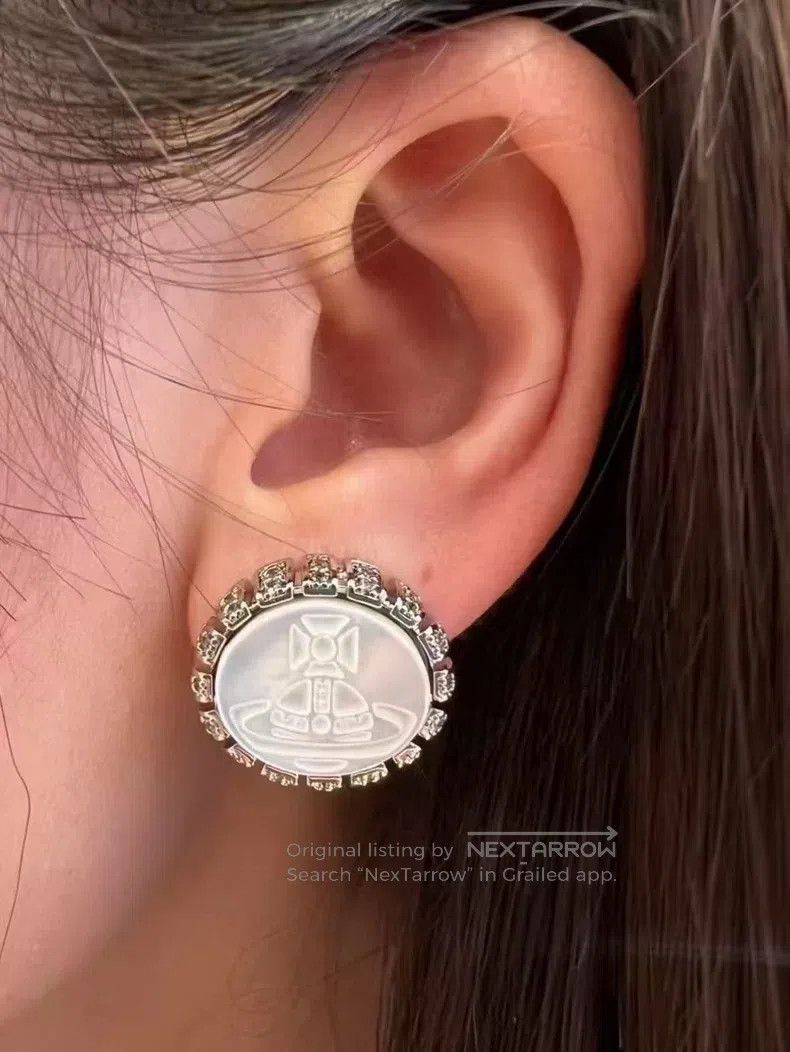 Vivienne Westwood Vivienne Westwood Saturn earrings Size ONE SIZE - 3 Thumbnail
