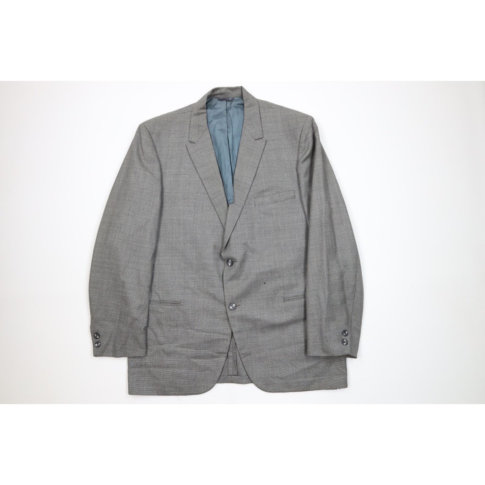 Vintage Vintage 60s Macys Distressed Wool 2 Piece Suit Size 44R - 2 Thumbnail