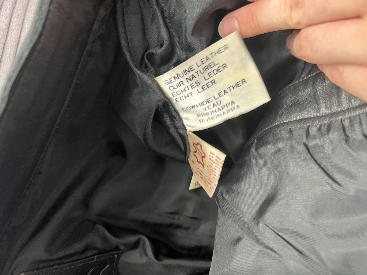 Genuine Leather Genuine Real Leather Black Pant Vintage Rock Punk Hype Y2k Size US 34 / EU 50 - 9 Thumbnail