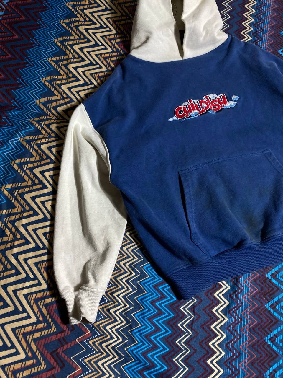 CHILDS × Vintage Childish Theme Park Big Logo Blue Hoodie Vintage Size US S / EU 44-46 / 1 - 2 Thumbnail