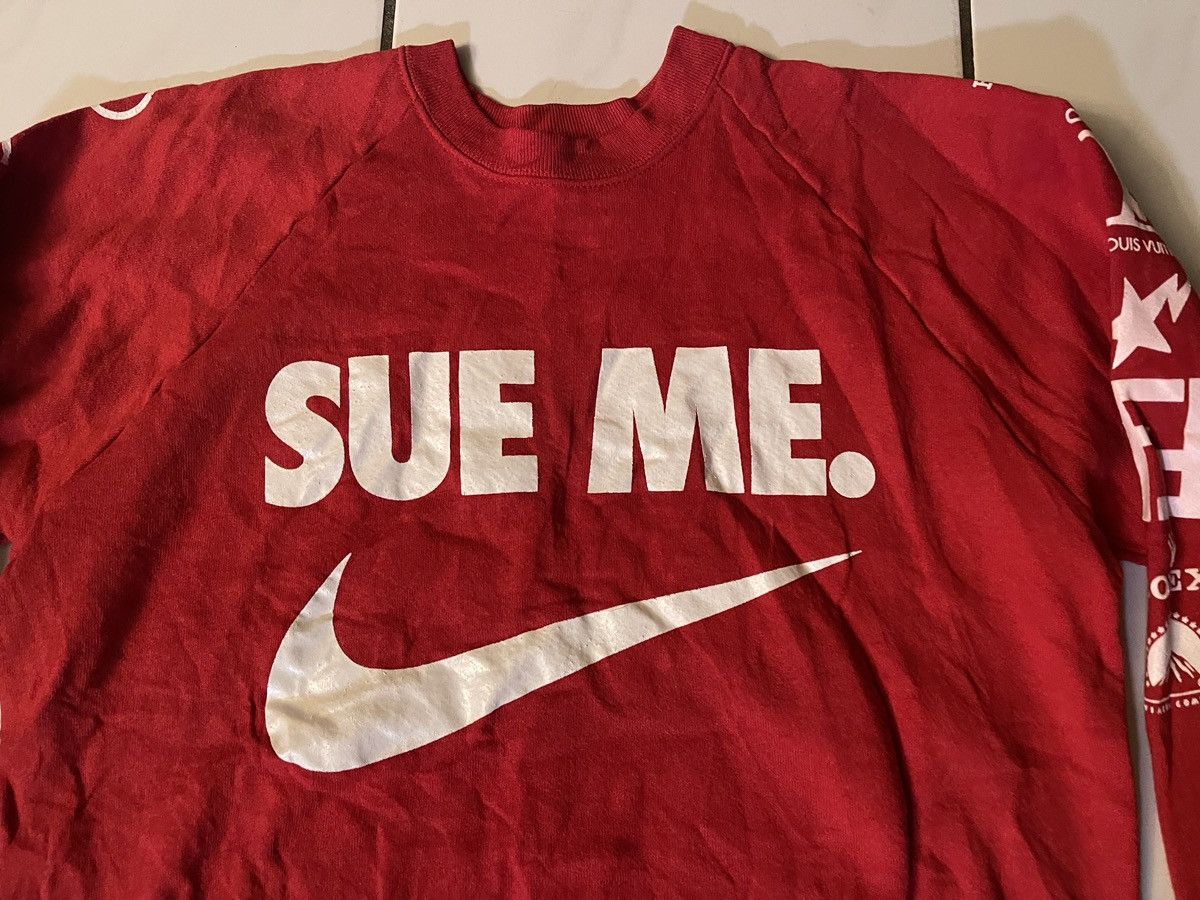 Other Sue Me Vintage Sweatshirt Crewneck Red Size Large Size US L / EU 52-54 / 3 - 2 Thumbnail