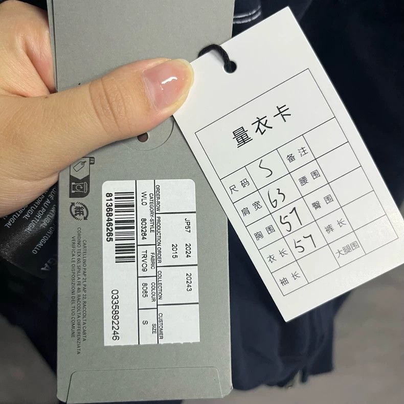 Balenciaga Balenciaga Dark blue monogrammed printed zip hooded long s Size US S / EU 44-46 / 1 - 3 Thumbnail