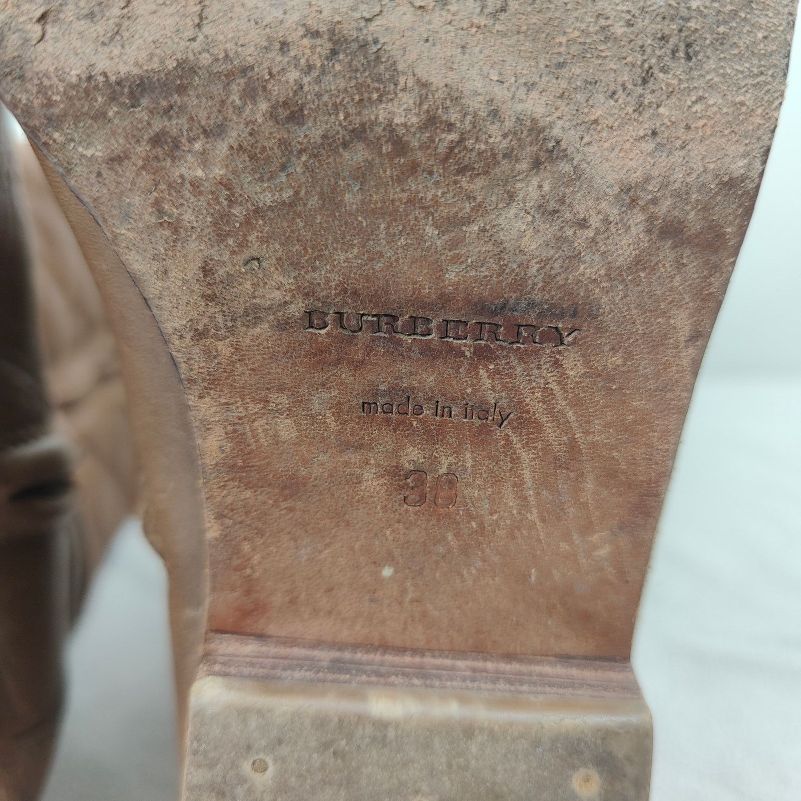 Burberry Burberry Quilted Leather Riding Boots Womens 38 8 Tan Size US 8 / IT 38 - 9 Thumbnail