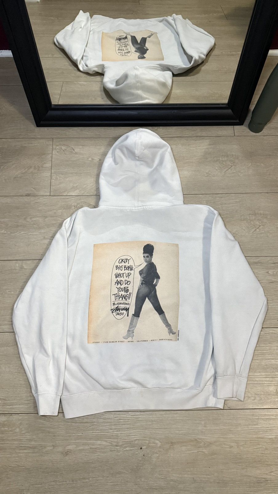Stussy Vintage / Y2K 1989 Stussy Pin Up Archive Hoodie Size US L / EU 52-54 / 3 - 1 Thumbnail