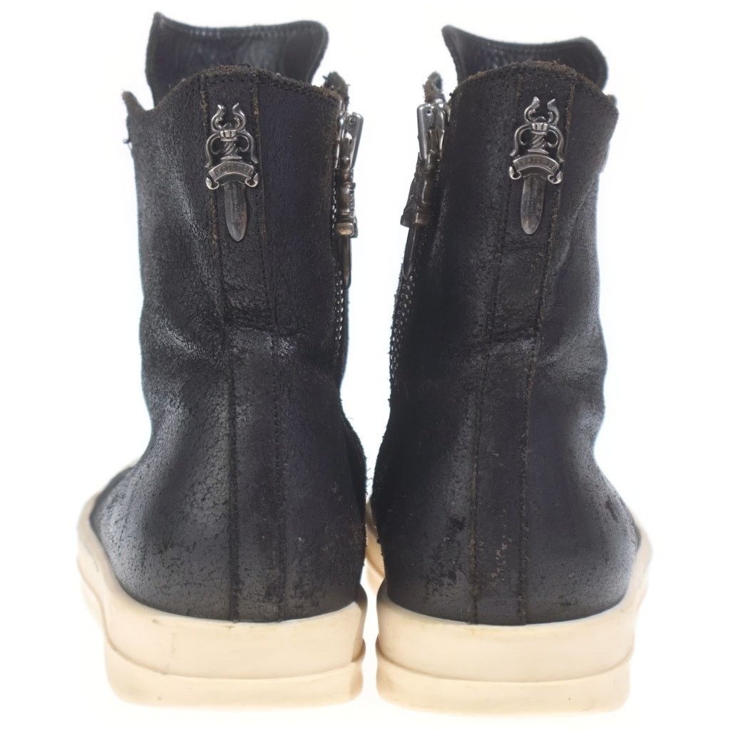 Chrome Hearts CHROME HEARTS RAMONES Silver Leather Sneakers Size US 8 / EU 41 - 3 Thumbnail