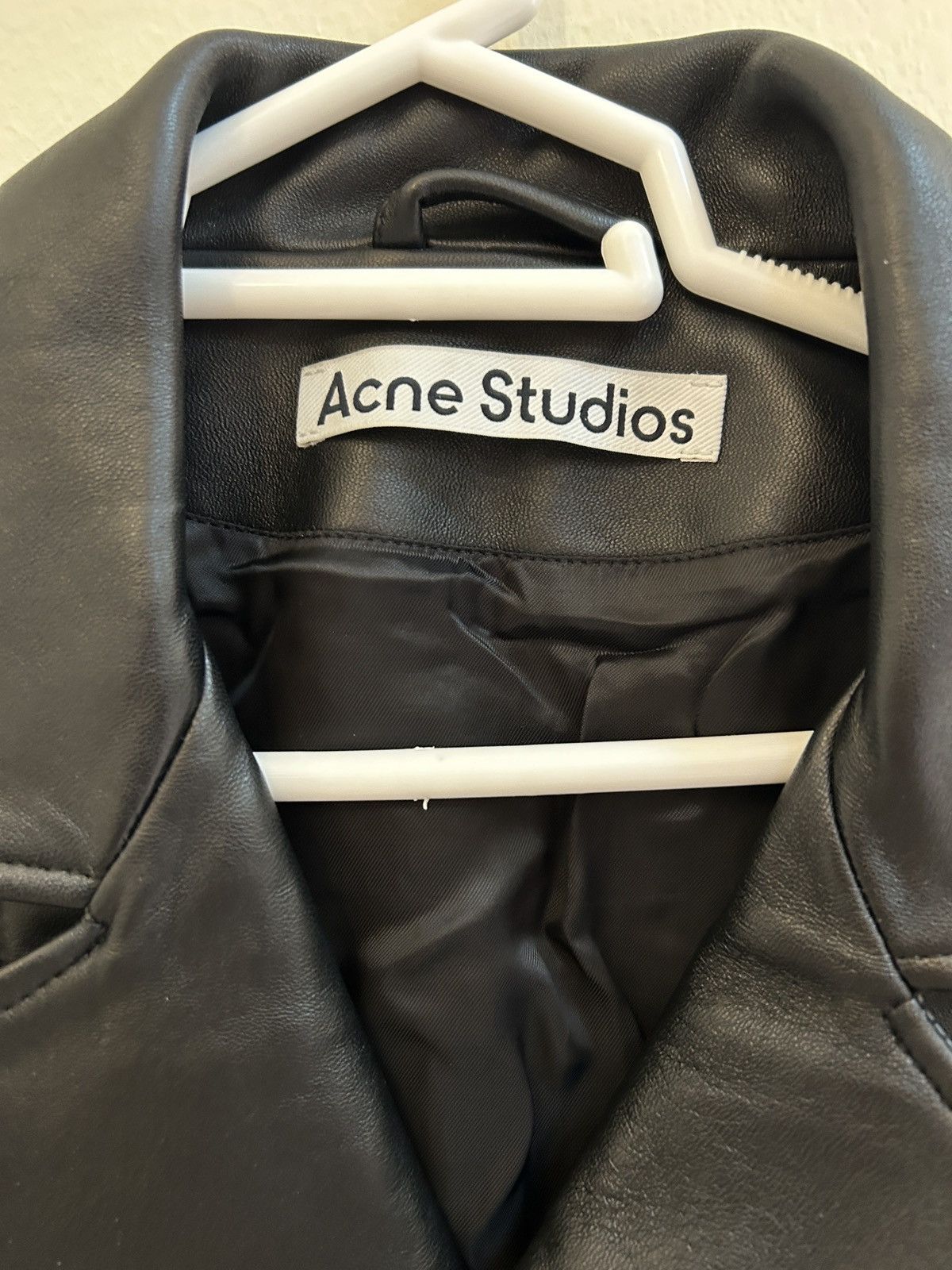 Acne Studios Acne Studios Biker Leather Jacket. Size US S / EU 44-46 / 1 - 3 Thumbnail