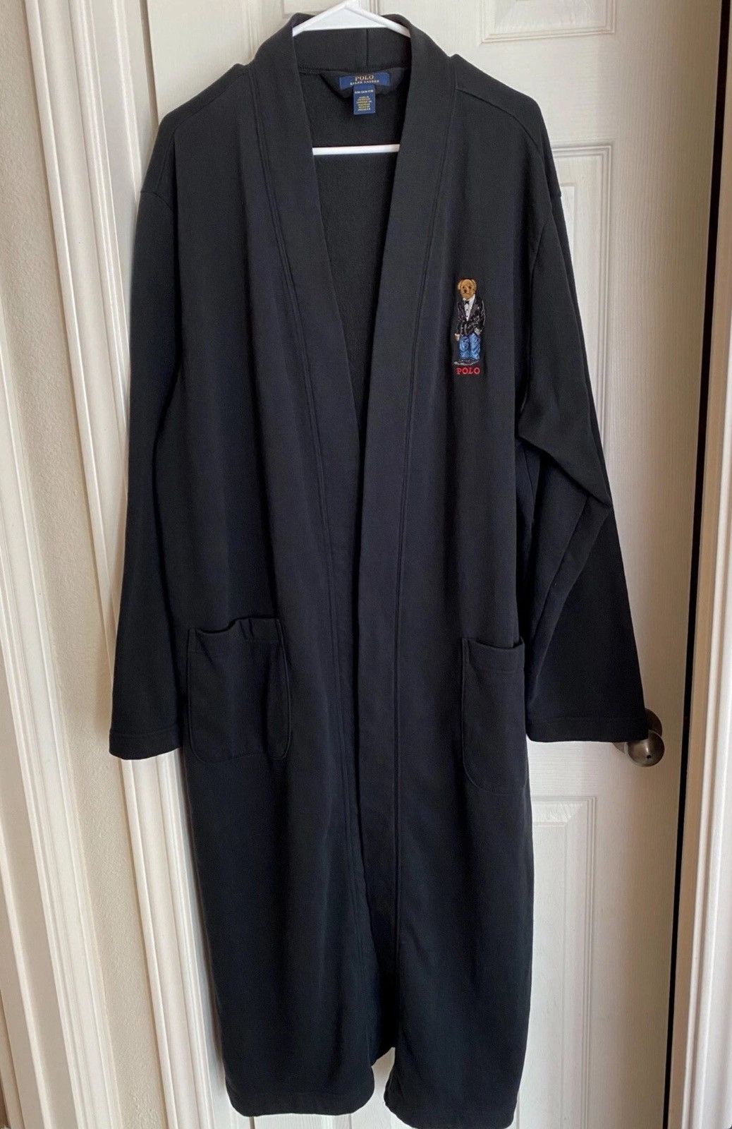 Polo Ralph Lauren Polo Ralph Lauren Teddy Bear Black Bathrobe Size S/M Size US M / EU 48-50 / 2 - 1 Thumbnail