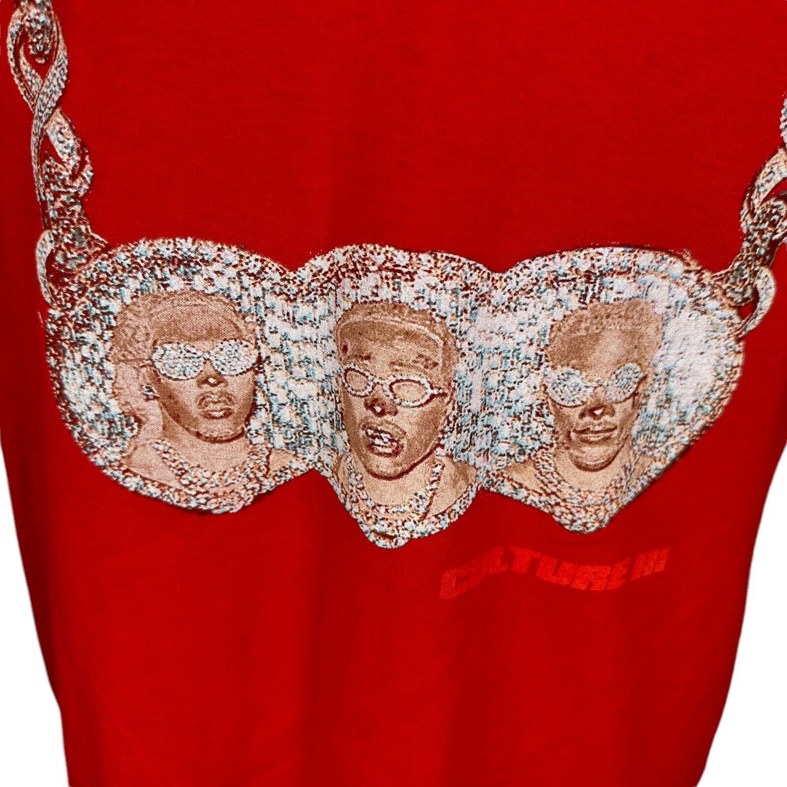 Migos Migos Culture III 3 T-Shirt Mens Large Red Short Sleeve Size US L / EU 52-54 / 3 - 2 Thumbnail