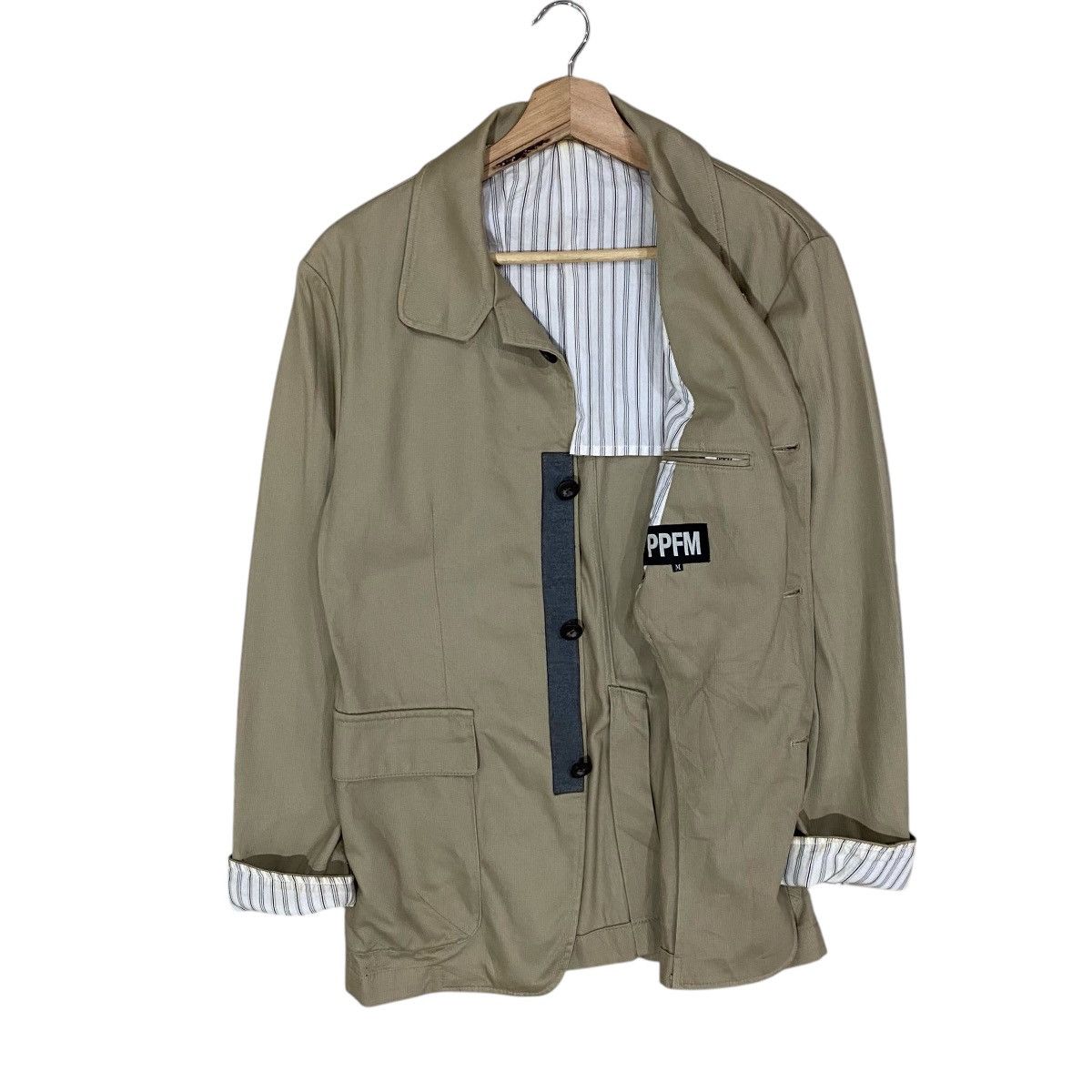 PPFM VINTAGE PPFM BEIGE CASUAL COATS JACKET Size US S / EU 44-46 / 1 - 1 Thumbnail