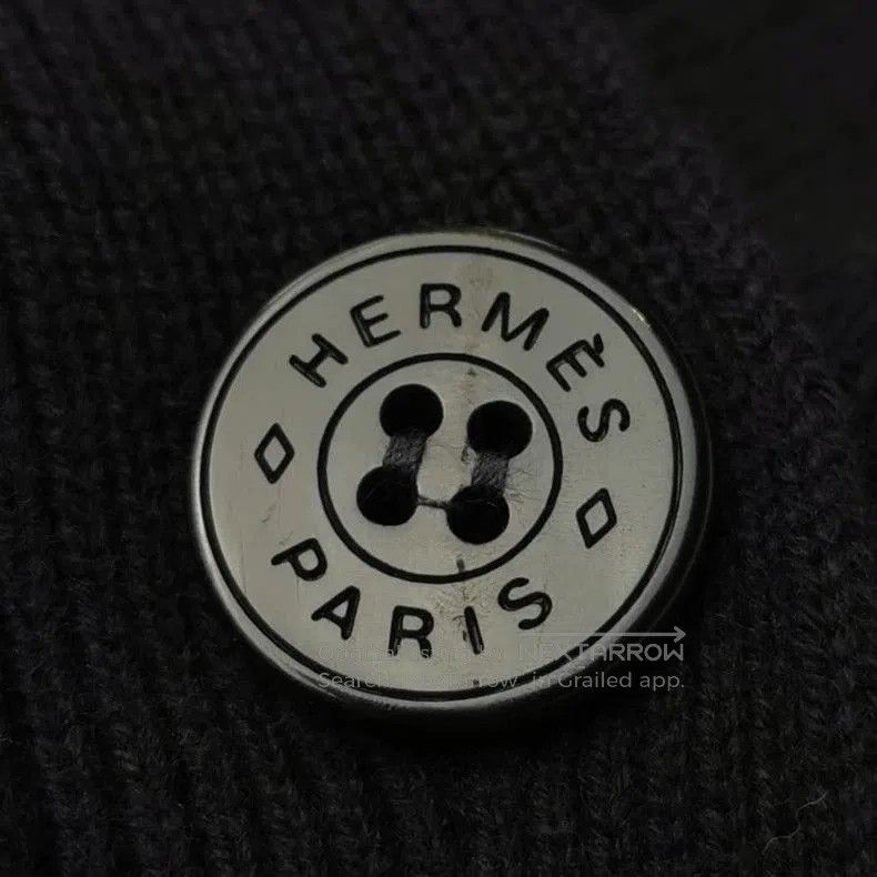 Hermes Hermes Black Cardigan Coat. Size US XS / EU 42 / 0 - 6 Thumbnail