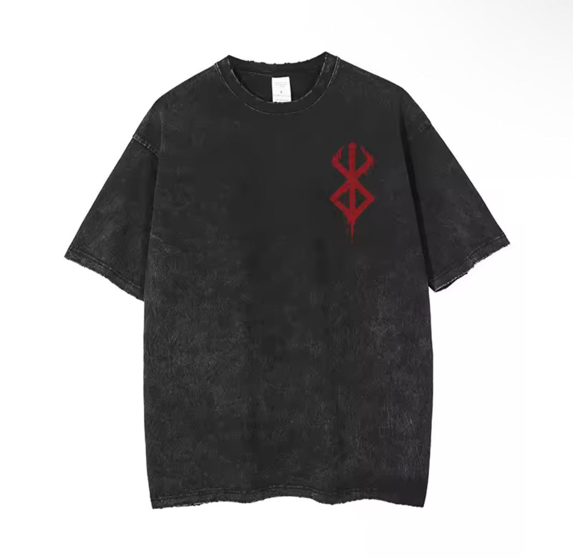 Japanese Brand Y2K Sport Punk Anime Printed Washed Short Sleeve Top T-Shirt Size US L / EU 52-54 / 3 - 1 Thumbnail