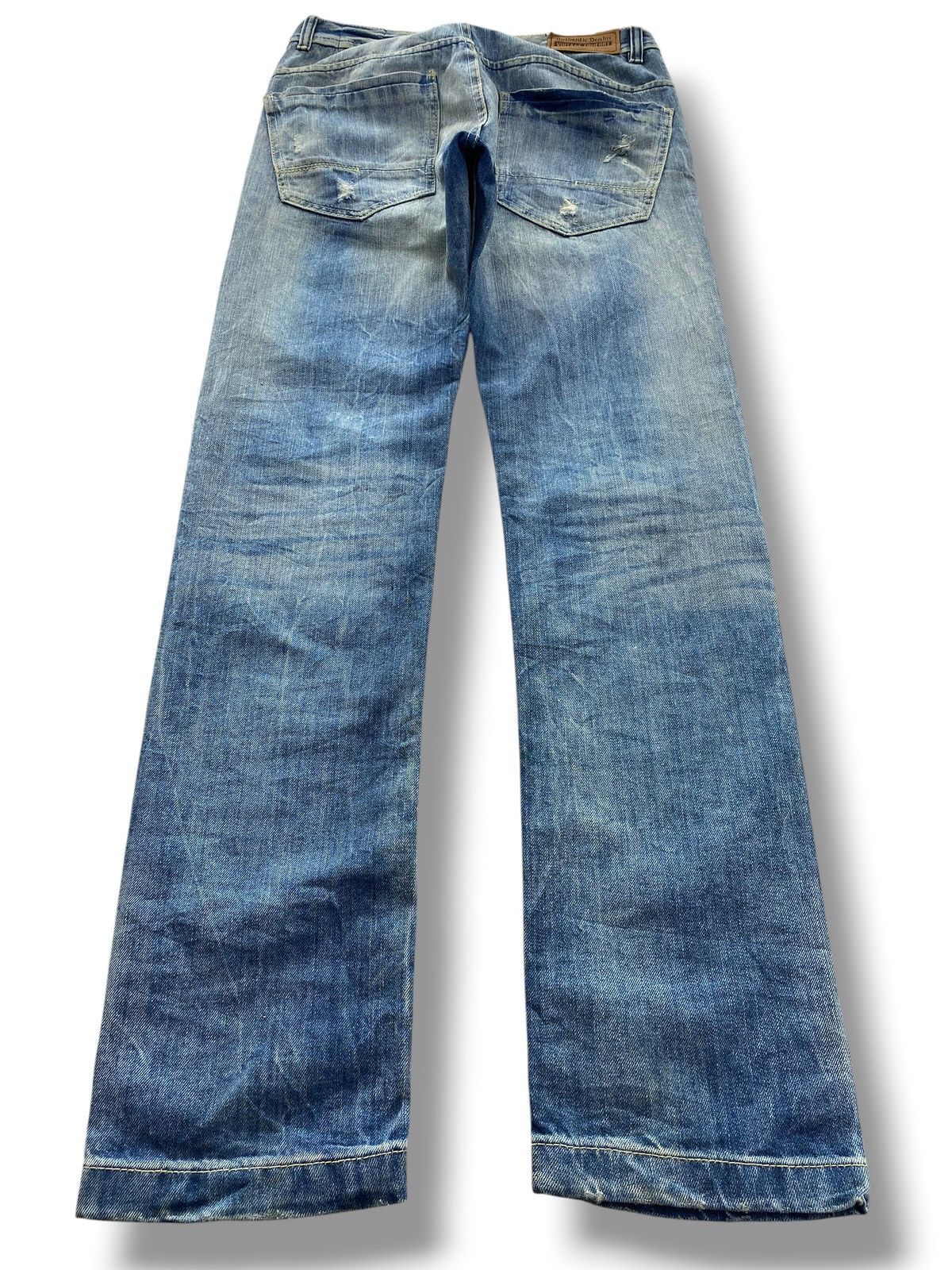 Bershka Bershka Faded Wash Patchwork Style Skinny Leg Jeans Size US 30 / EU 46 - 3 Thumbnail