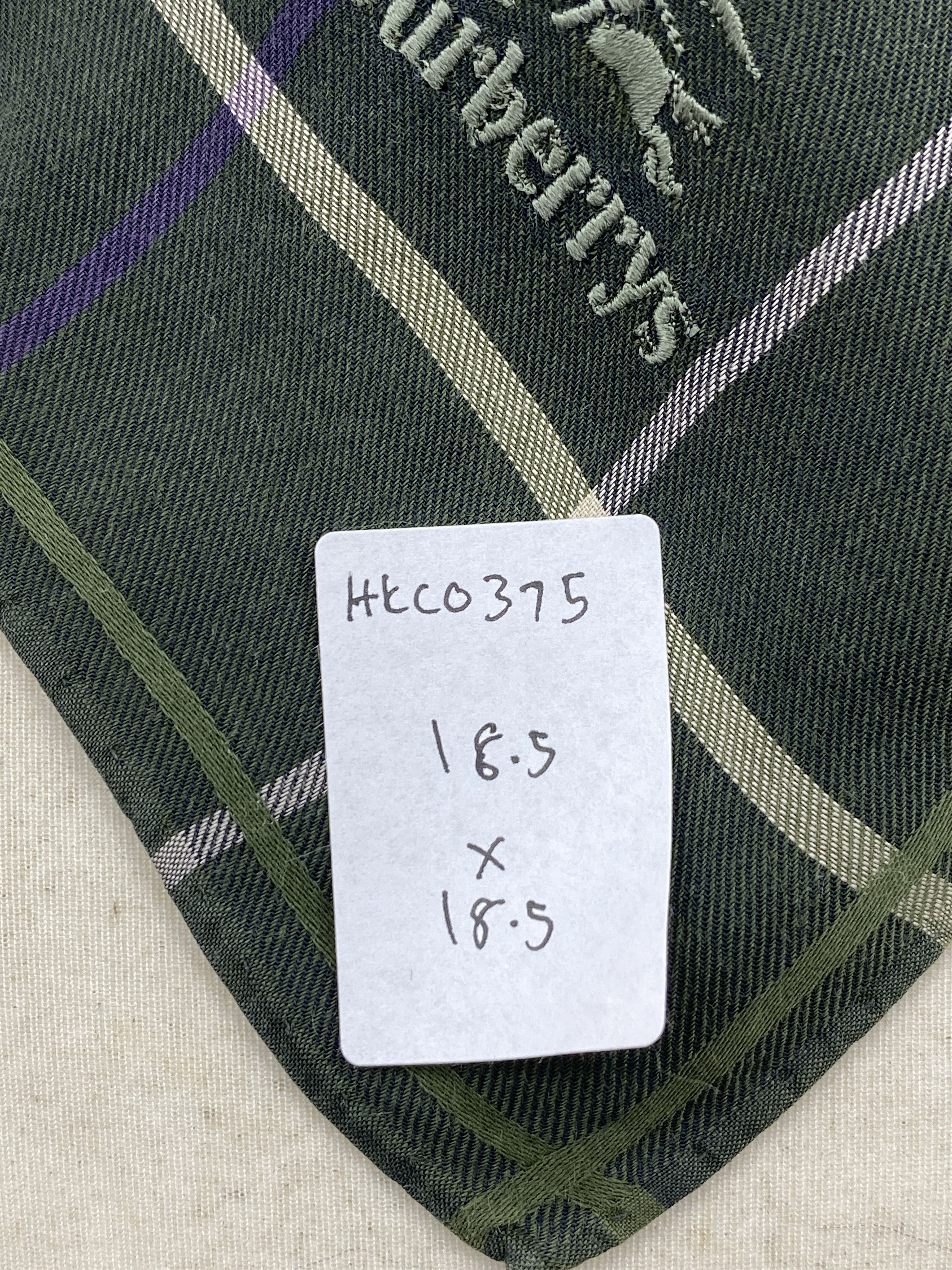 Burberry Burberry Nova Check Handkerchief Neckerchief Bandana HKC0375 Size ONE SIZE - 7 Thumbnail