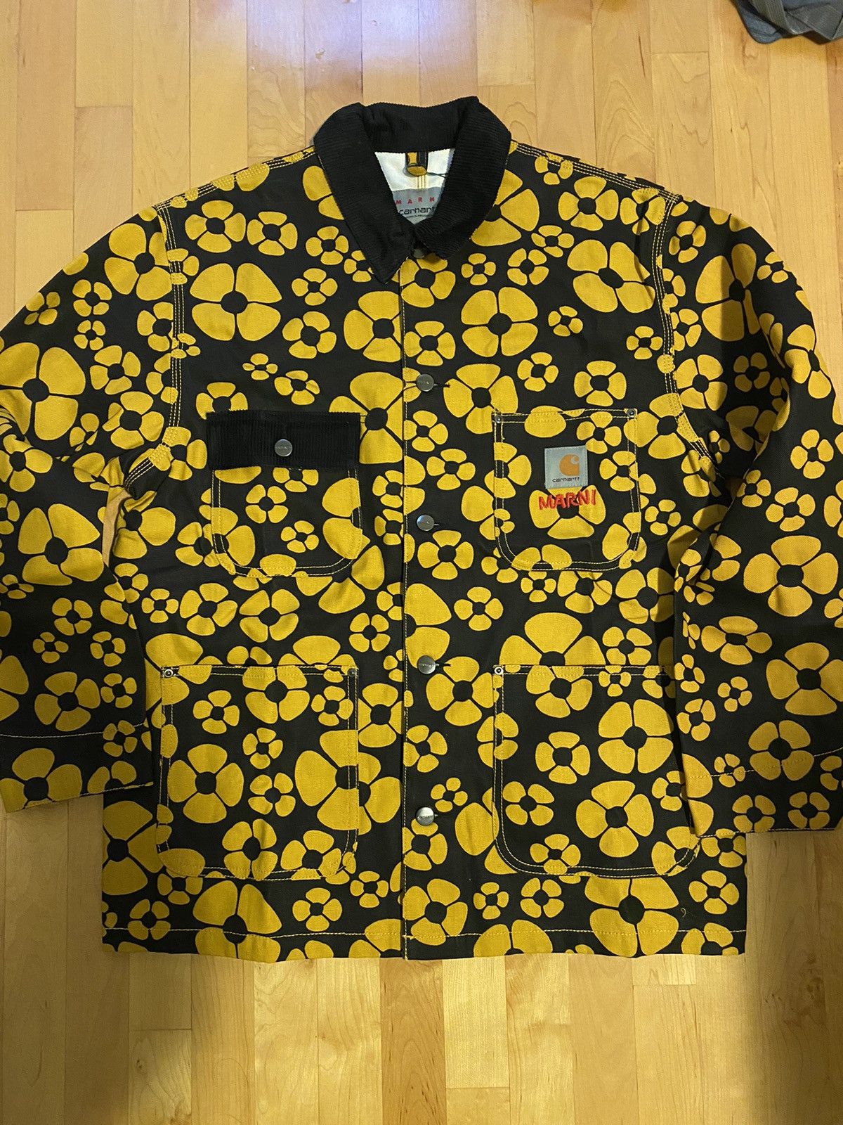 Carhartt Wip × Marni Marni x Carhartt WIP Work Jacket Sunflower Size US M / EU 48-50 / 2 - 2 Thumbnail