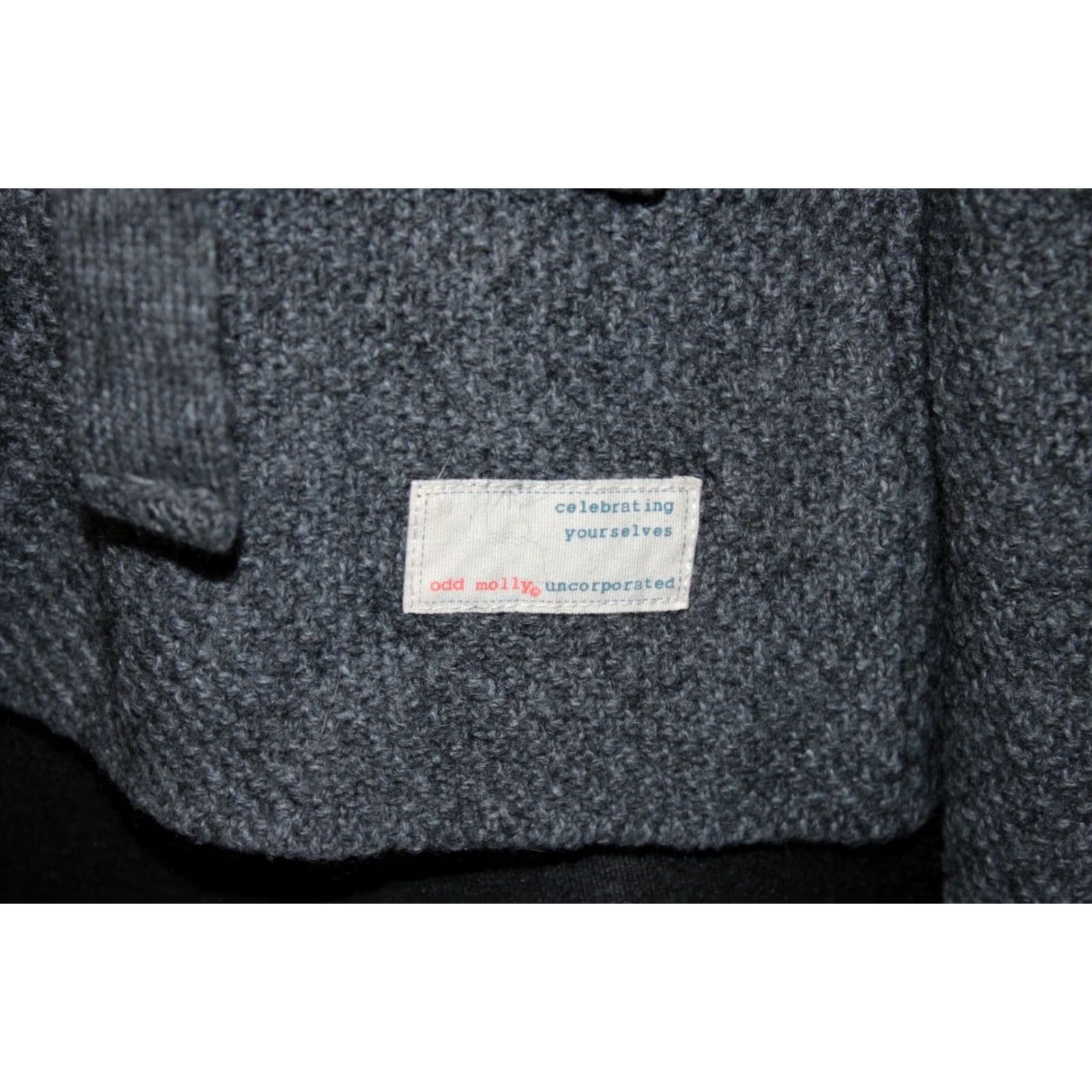 Vintage Odd Molly Cardigan Jumper Grey Cotton Wool Alpaca Size 2 M Womens Size XS / US 0-2 / IT 36-38 - 4 Thumbnail