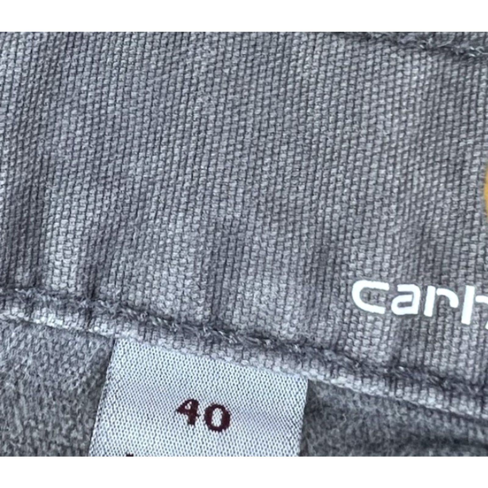 Carhartt Mens Carhartt Cargo Shorts Cotton Stretch Relaxed Fit Gray 40 Casual Workwear Cargo Pocket Inseam 9 in Size US 40 / EU 56 - 4 Thumbnail