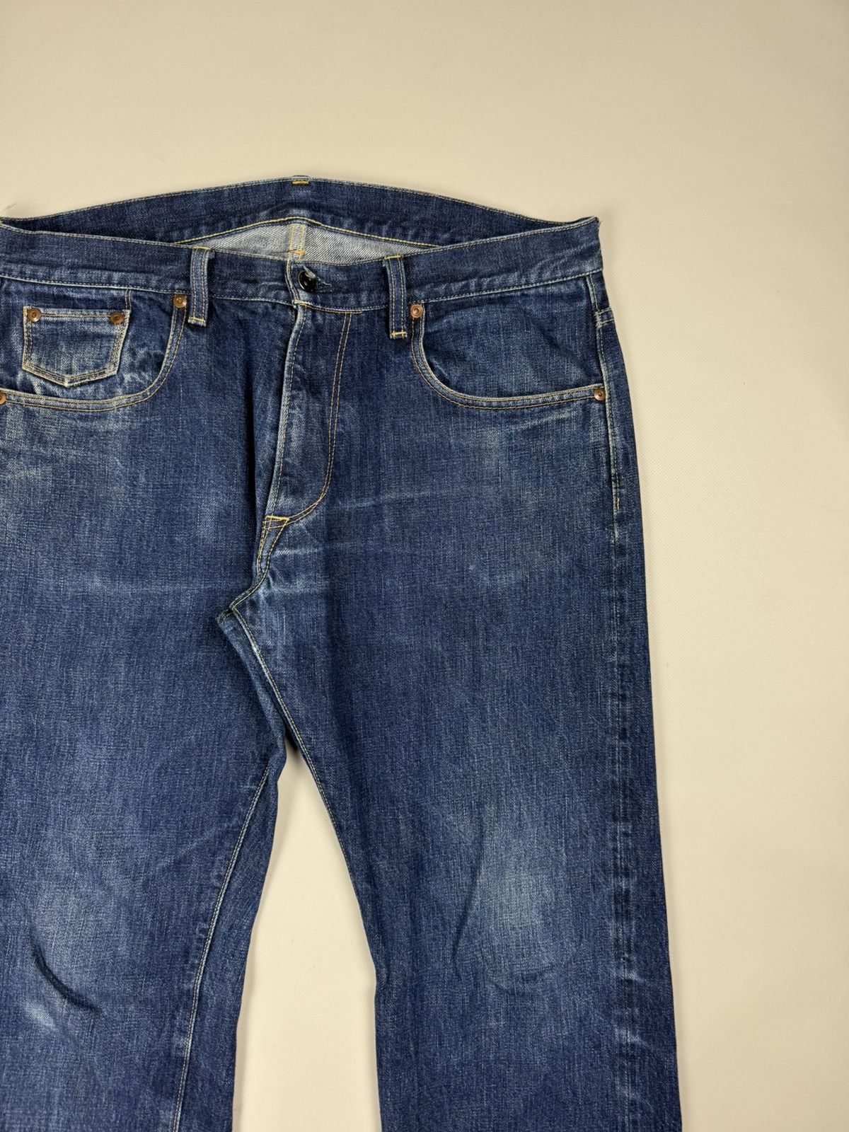 Japanese Brand Japanese Crafted Selvedge Denim Men’s Jeans Size 34 32 Size US 34 / EU 50 - 7 Thumbnail