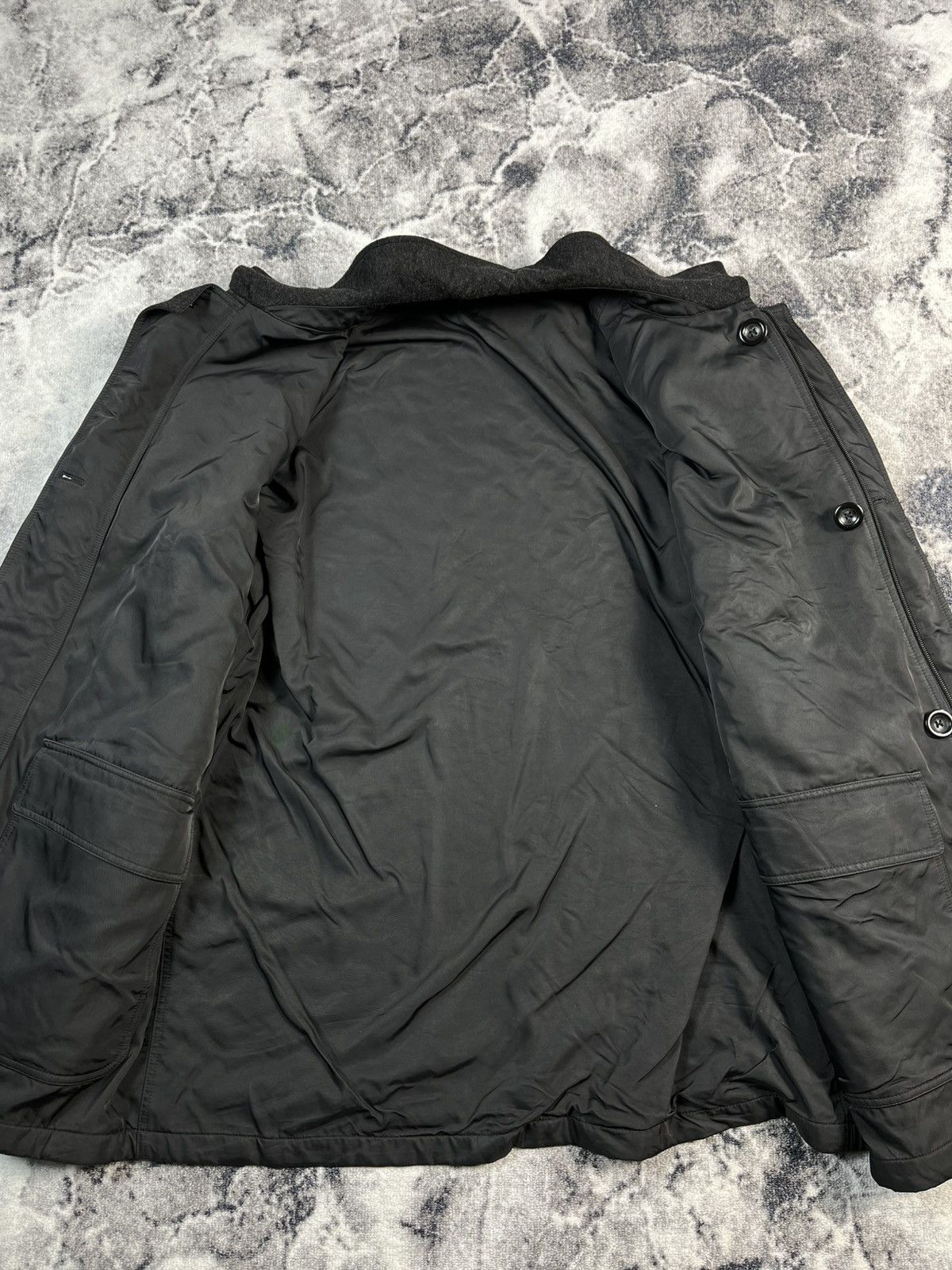 Valstar Reversible Wool Jacket Raincoat Side Italian Made Boxy Fit Size US L / EU 52-54 / 3 - 7 Thumbnail