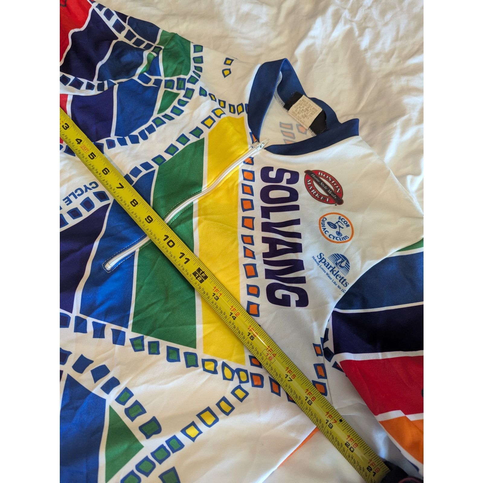 Toga Vtg Toga Solvang Century Santa Maria 1993 Cycling Jersey Med Size US L / EU 52-54 / 3 - 5 Thumbnail