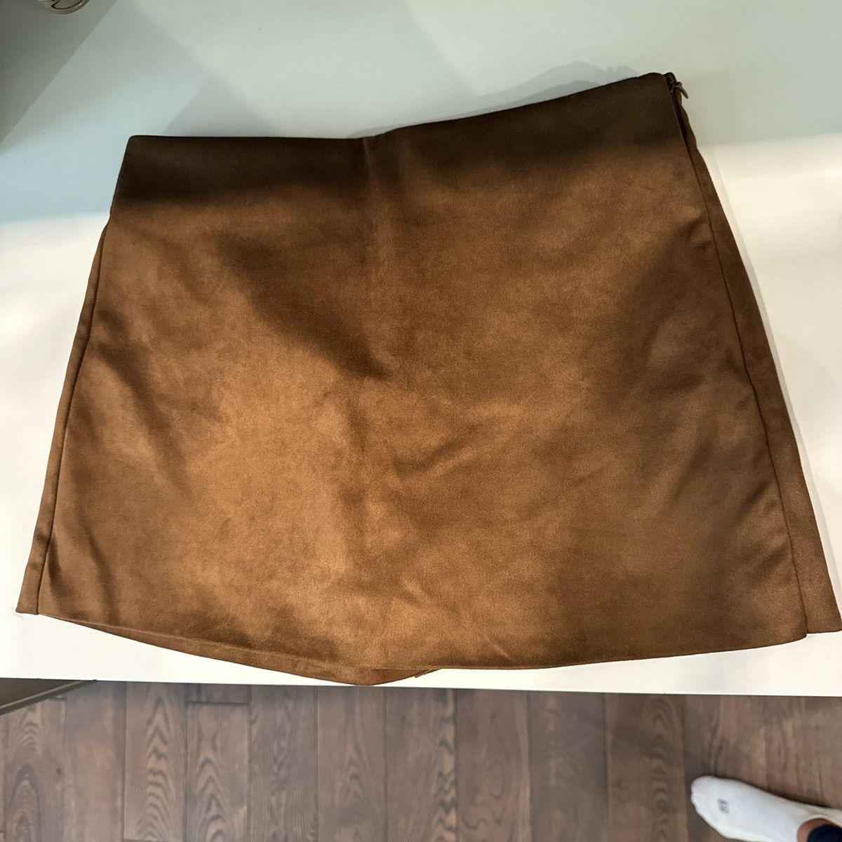 Zara Brown suede skirt Size 27" / US 4 / IT 40 - 1 Thumbnail