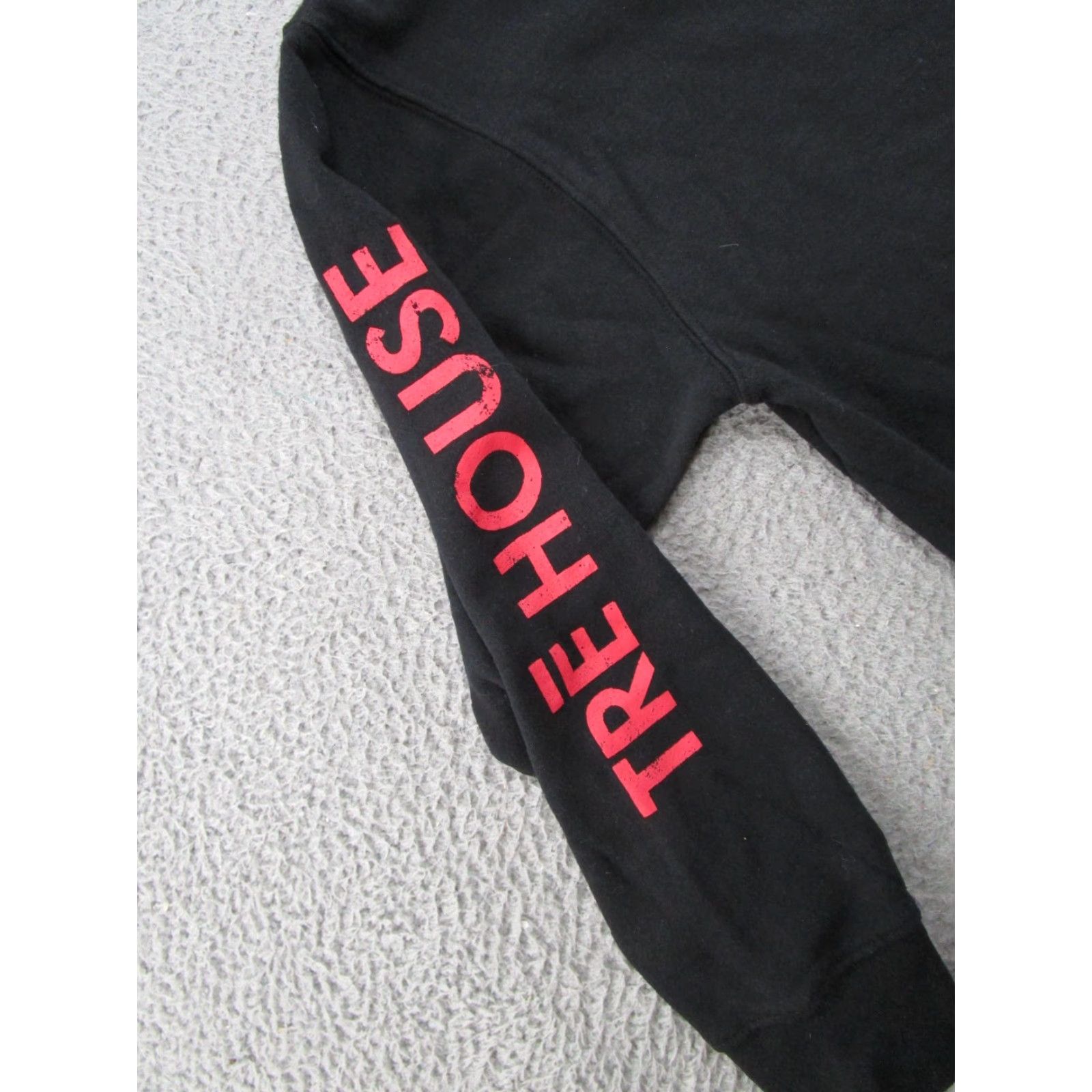 Warehouse Tre House Pizza Graphic Hoodie Mens Size M Skater SK8 Double Sided Spell Out Size US M / EU 48-50 / 2 - 3 Thumbnail