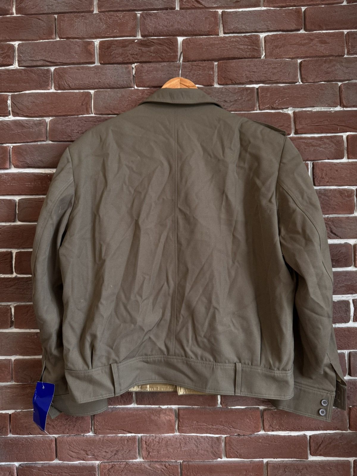 Other Olive Military Jacket Workwear Cropped Boxy Type 50s Size US L / EU 52-54 / 3 - 2 Thumbnail