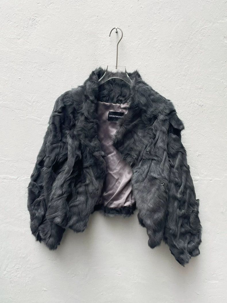Emporio Armani Emporio Armani 10AW Show Twist Lamb Fur Jacket 2504-Nextarr Size XS / US 0-2 / IT 36-38 - 3 Thumbnail