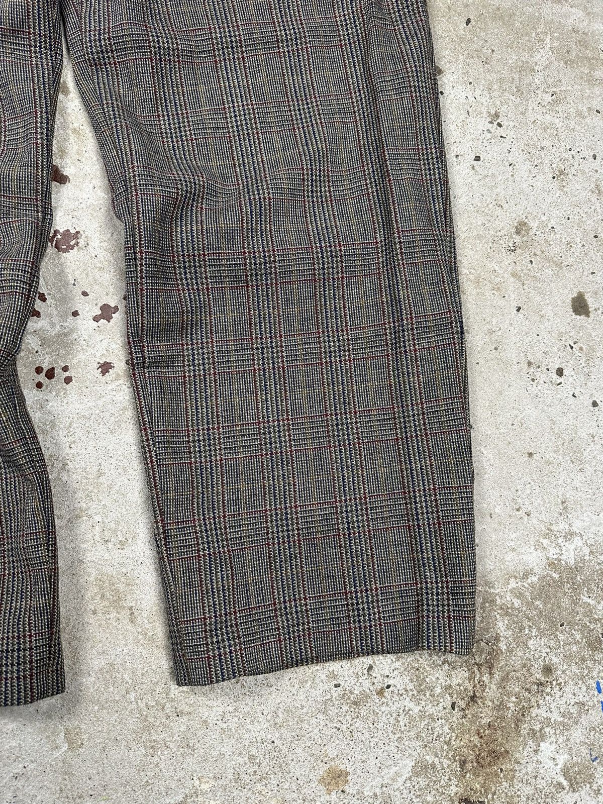 Burberry × Vintage Vintage 80/90s Burberry’s Tartan Nova Check Baggy Pants Size US 34 / EU 50 - 4 Thumbnail