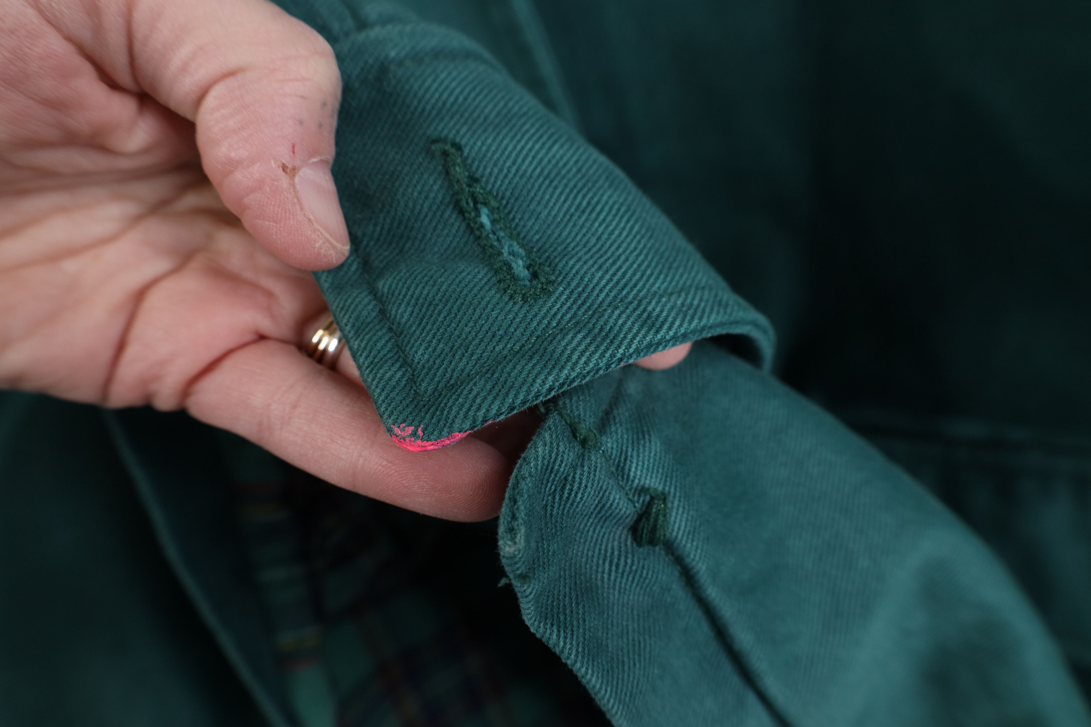 Vintage Vintage 90s Streetwear Lined Canvas Chore Barn Jacket Green Size M / US 6-8 / IT 42-44 - 4 Thumbnail