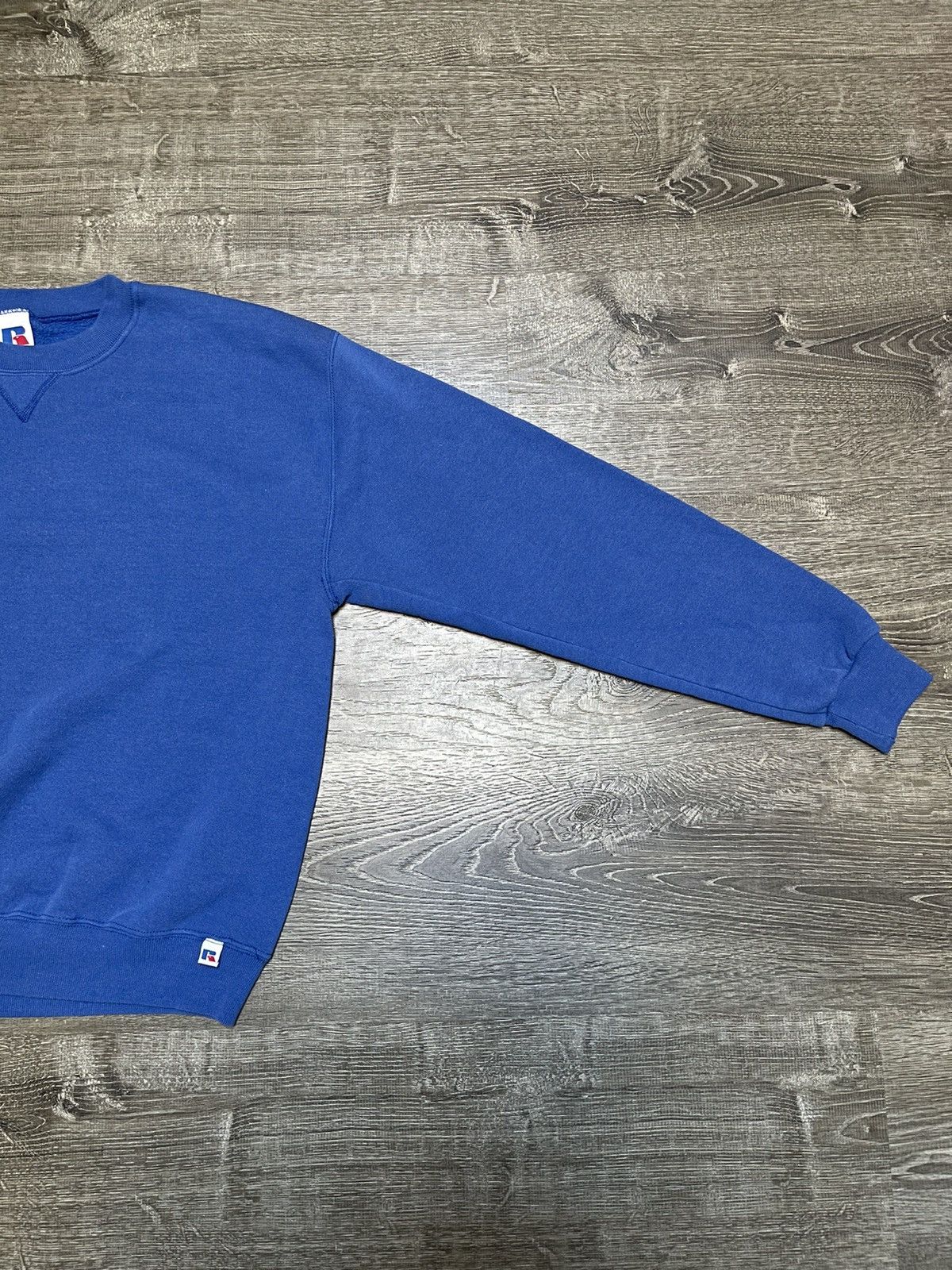 Russell Athletic × Vintage Vintage 90s Russell Athletic Pullover Sweatshirt Royal Blue Size US M / EU 48-50 / 2 - 5 Thumbnail