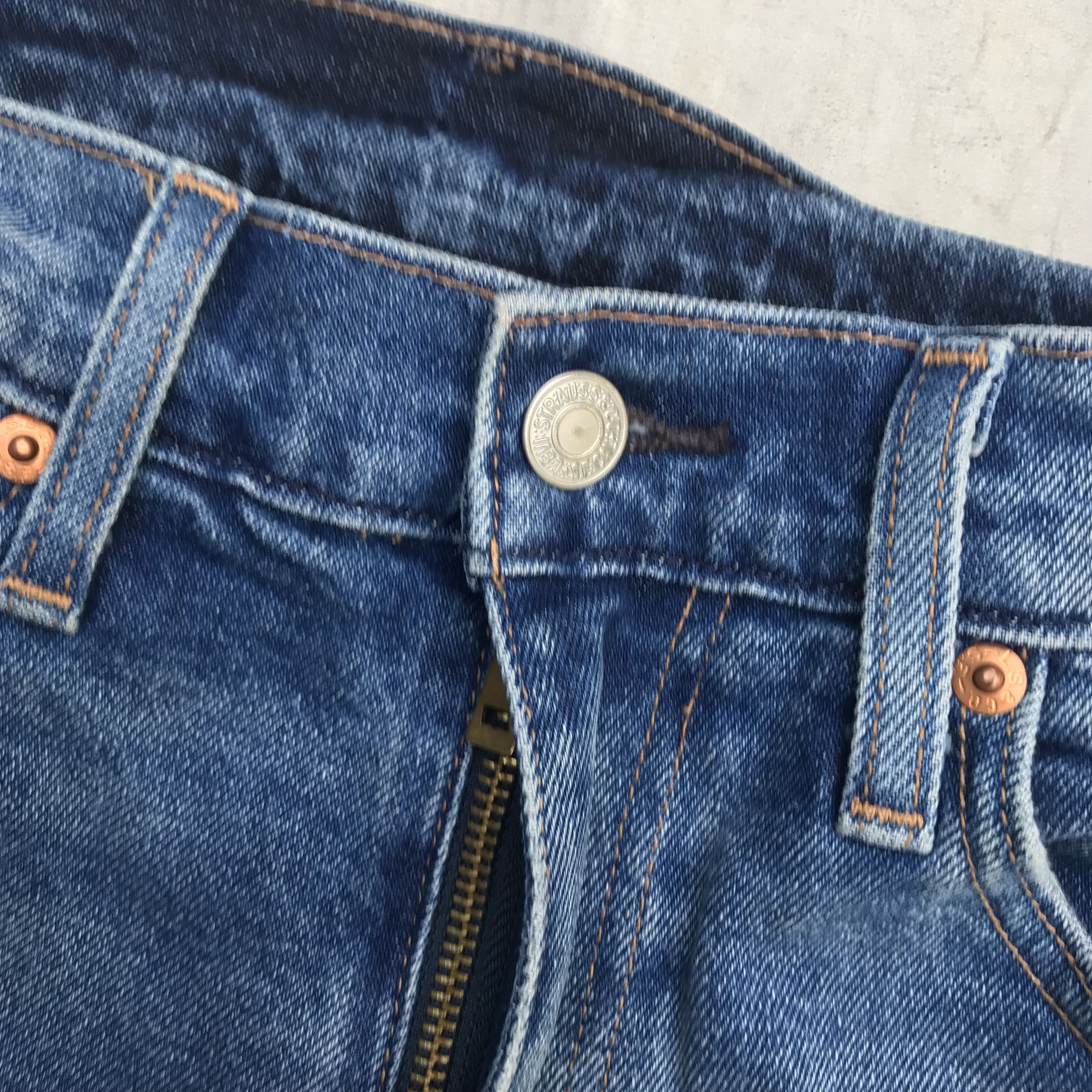 Levi's Levis 511 indigo blue denim jeans pants blue indigo Size US 31 - 11 Thumbnail