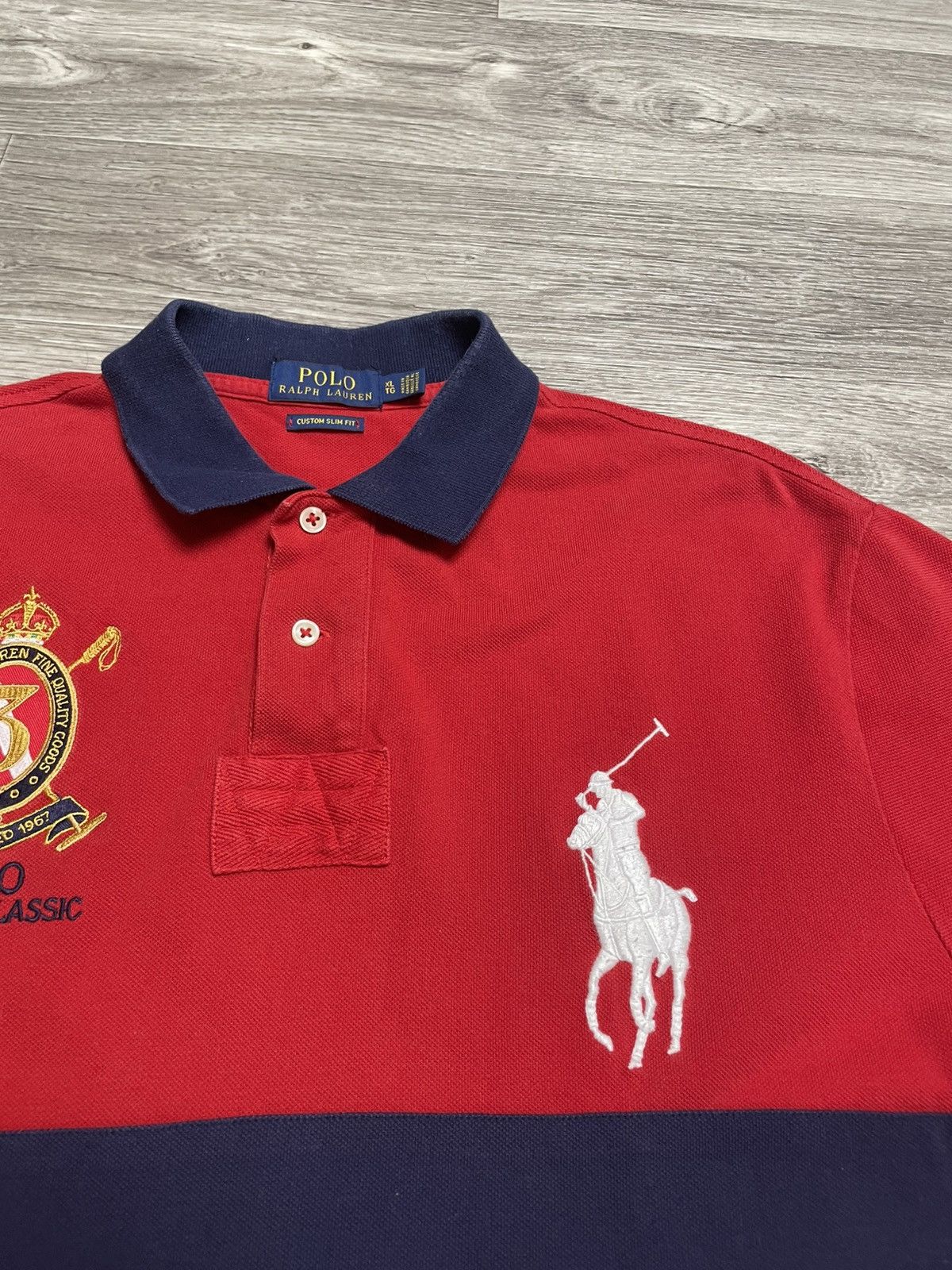 Polo Ralph Lauren Polo Ralph Lauren Summer Classic Big Ponny Logo Polo Shirt Size US XL / EU 56 / 4 - 10 Thumbnail