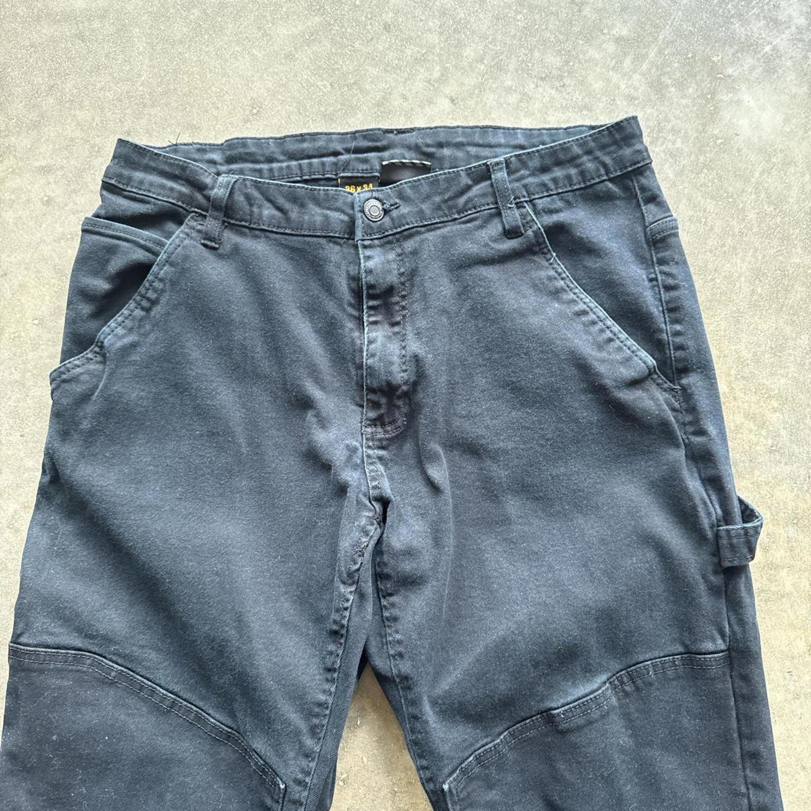 Caterpillar Black Caterpillar Carpenter Cargo Straight Leg Pants Size US 36 / EU 52 - 3 Thumbnail