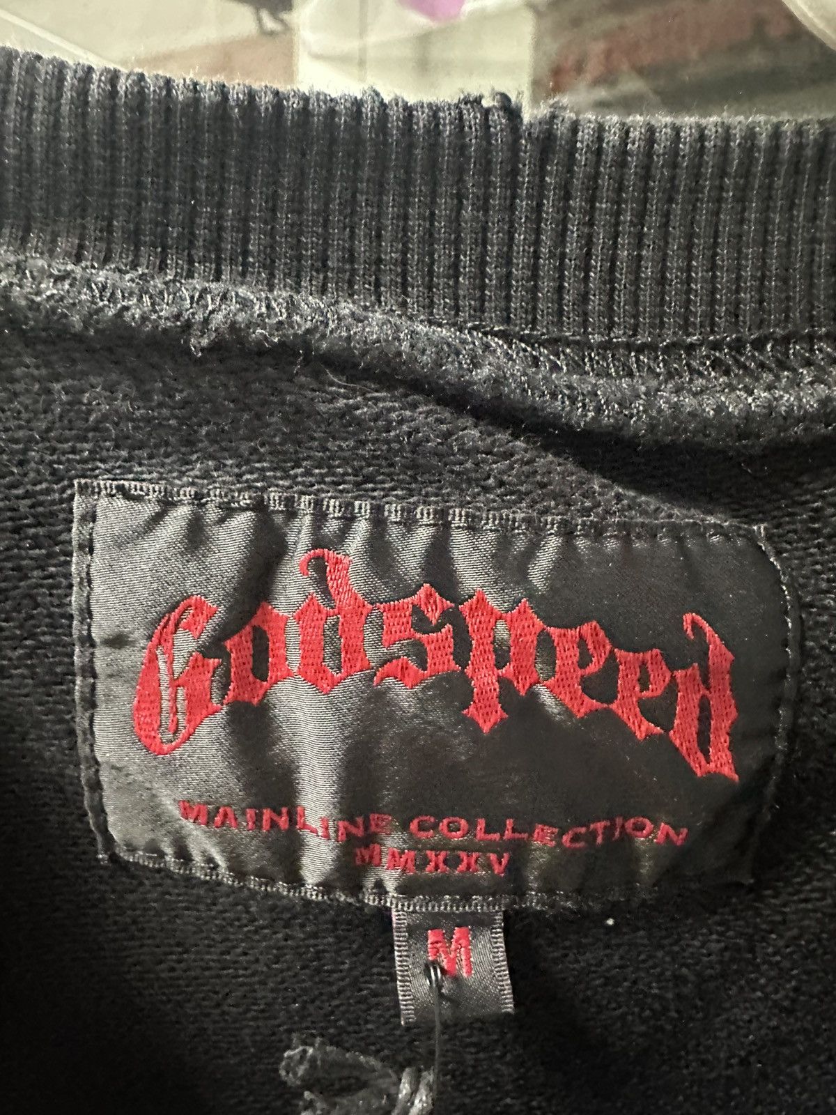 Godspeed Godspeed flame Skull Crew Neck Size US M / EU 48-50 / 2 - 3 Thumbnail