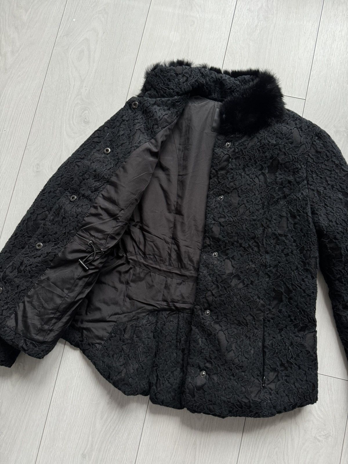 Other Pedro del Hierro Puffer Jacket With Fur Trim Laces JKT Size M / US 6-8 / IT 42-44 - 5 Thumbnail