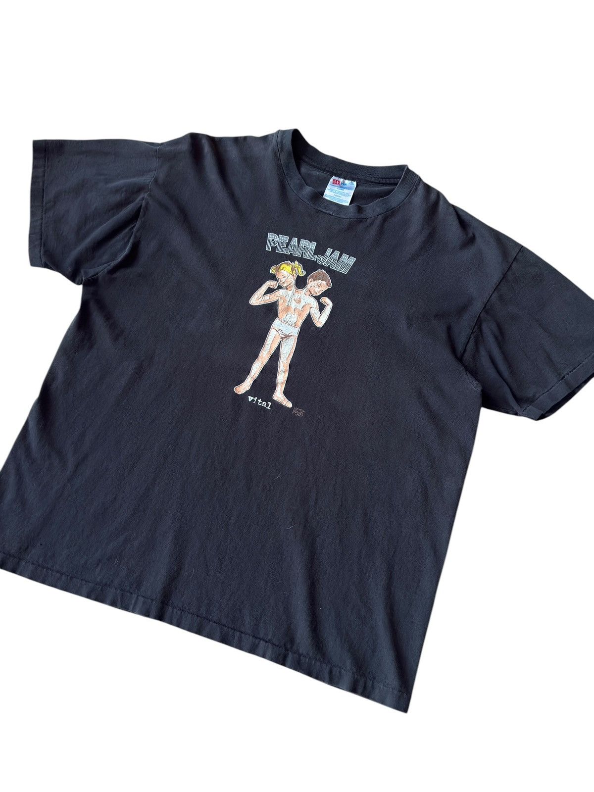 Band Tees × Vintage Vintage 90s Pearl Jam Tee Shirt Size US XL / EU 56 / 4 - 3 Thumbnail