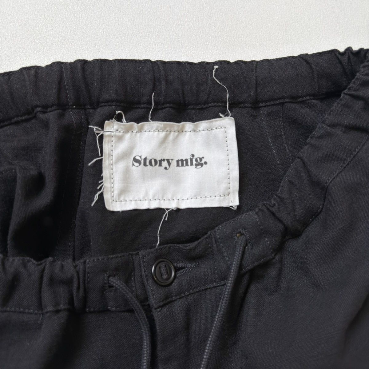 Story Mfg. Black Wide Leg ‘Paco’ Cargo Pants Size US 32 / EU 48 - 5 Thumbnail