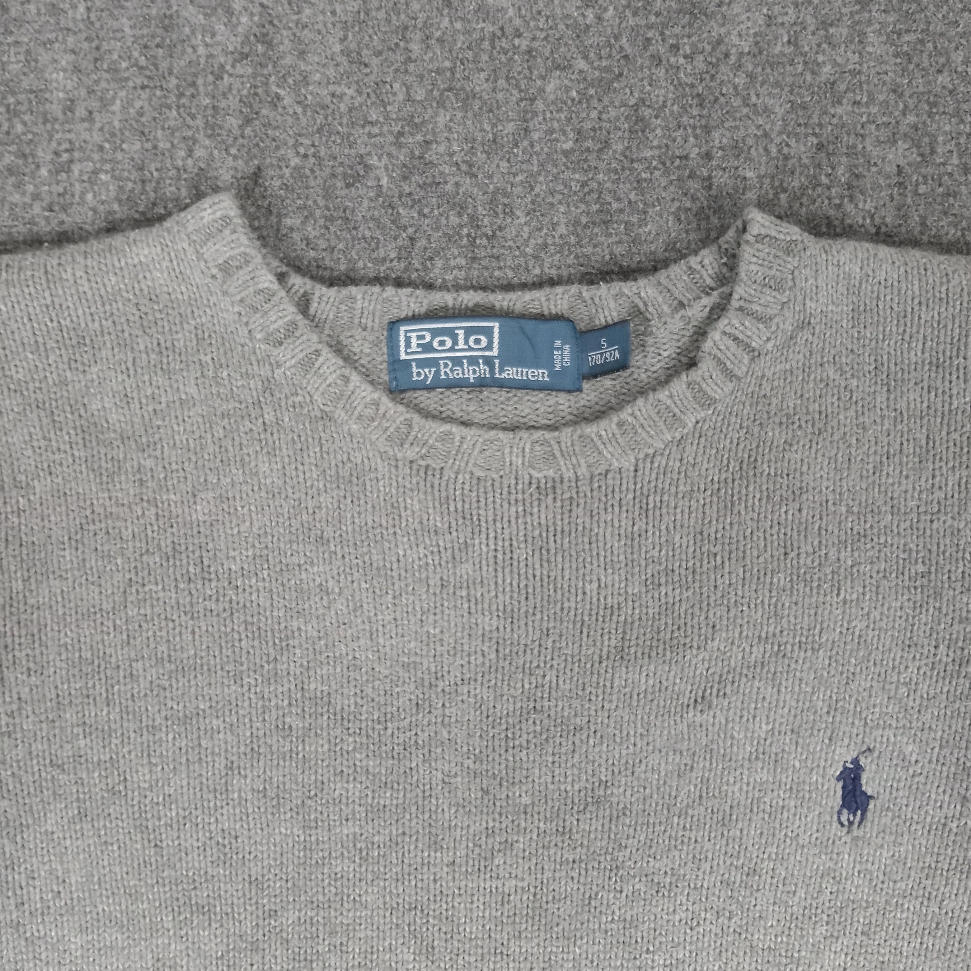 Polo Ralph Lauren × Vintage POLO by Ralph Lauren Plain Knitwear Sweatshirt Size US M / EU 48-50 / 2 - 2 Thumbnail