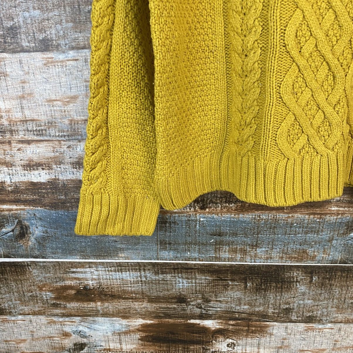 Japanese Brand DL GU Vintage Yellow Knitwear #C1146 Size L / US 10 / IT 46 - 7 Thumbnail