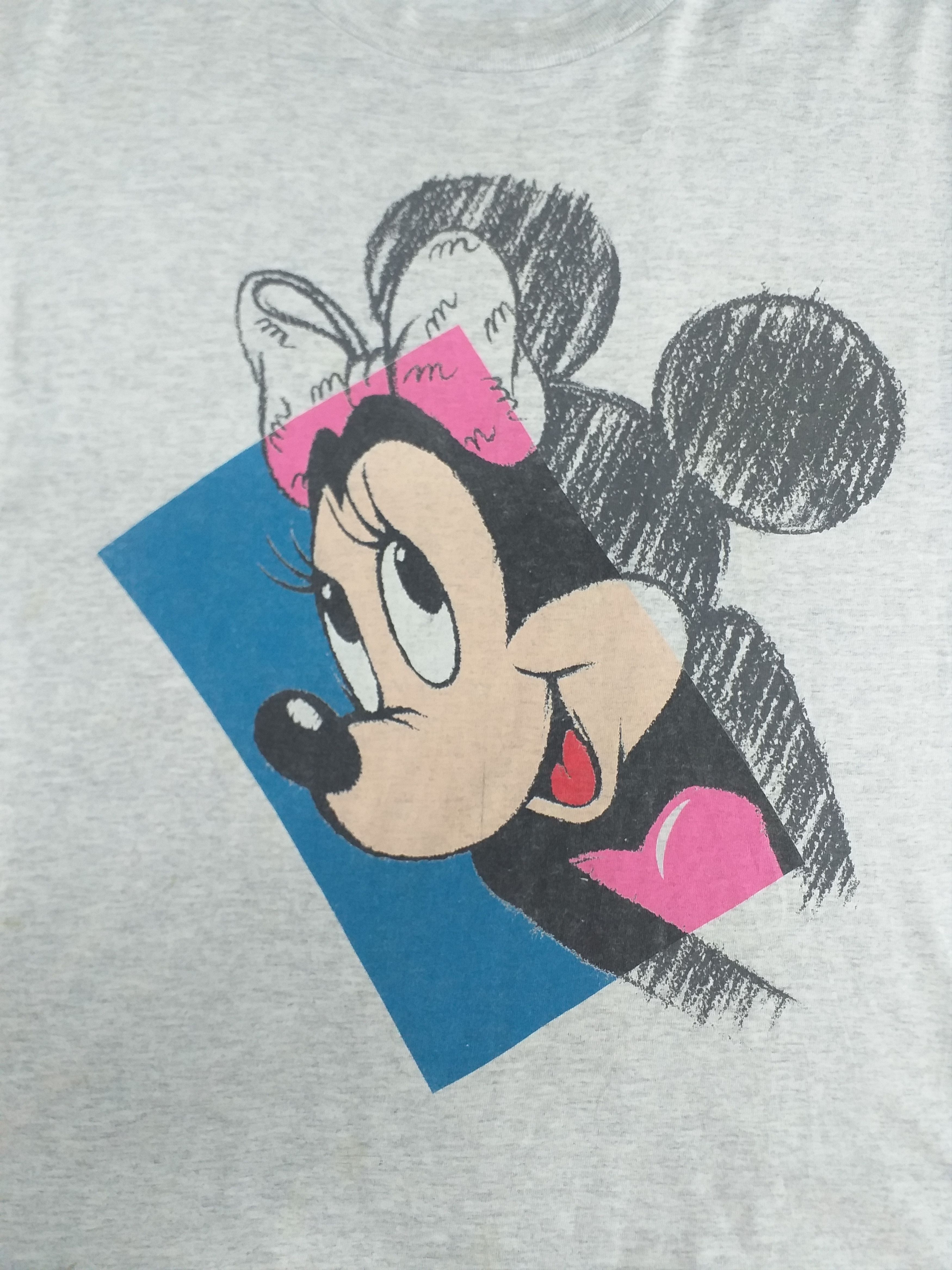 Disney Vintage Minnie Mouse Big Logo Medium T Shirt -A039 Size US S / EU 44-46 / 1 - 4 Thumbnail