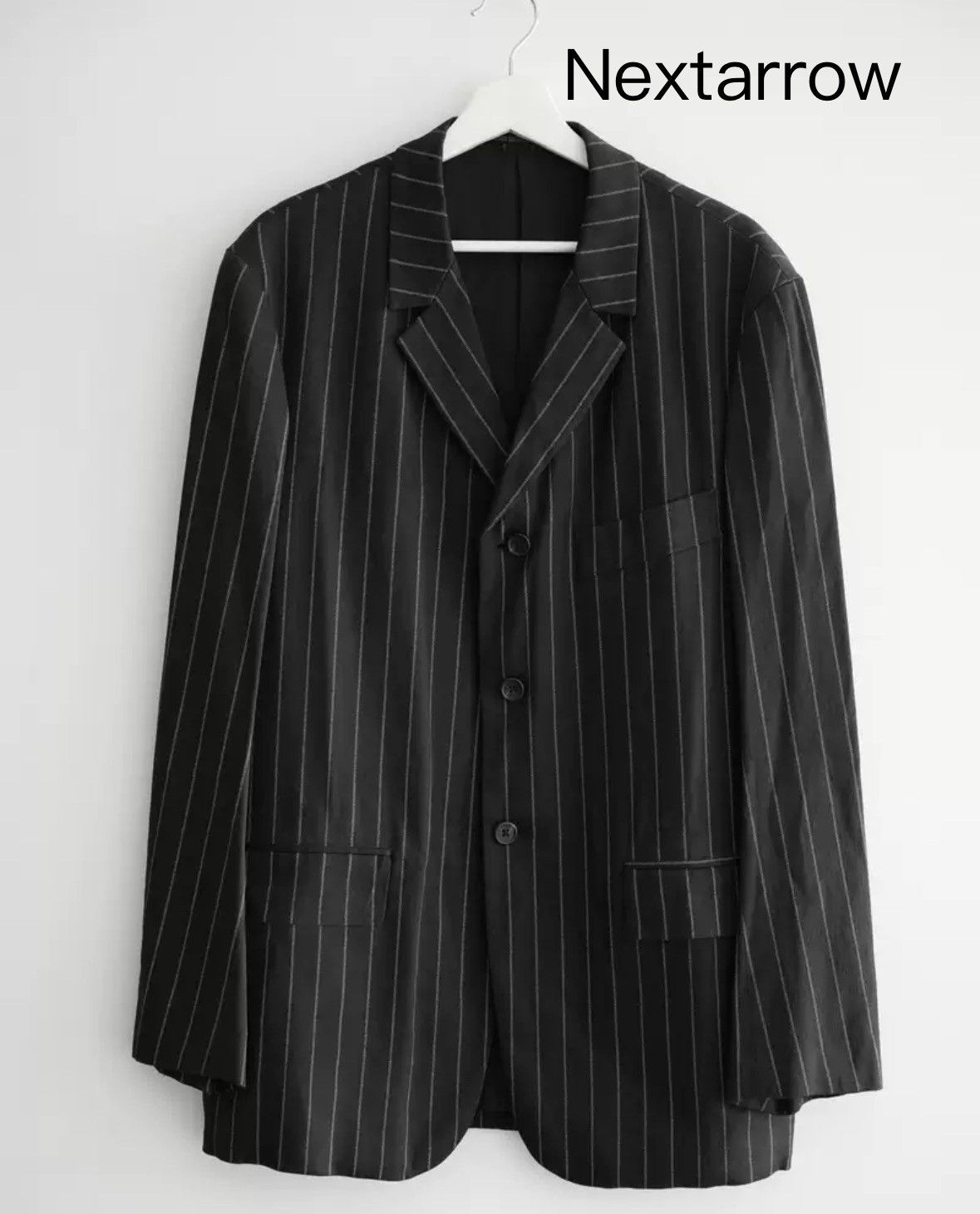 Yohji Yamamoto Yohji Yamamoto 97aw diagonal striped suit 2412-Nextarrow Size US S / EU 44-46 / 1 - 1 Thumbnail