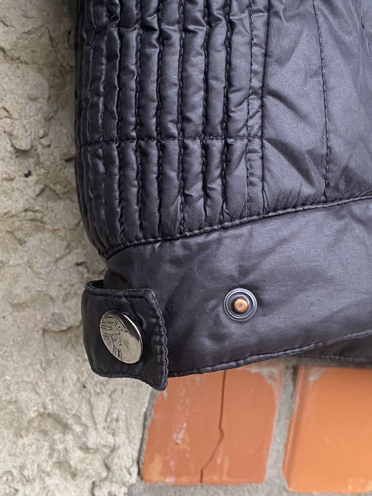 Versace 🖤Gianni Versace Collection Quilted Moto Jacket Size US S / EU 44-46 / 1 - 14 Thumbnail