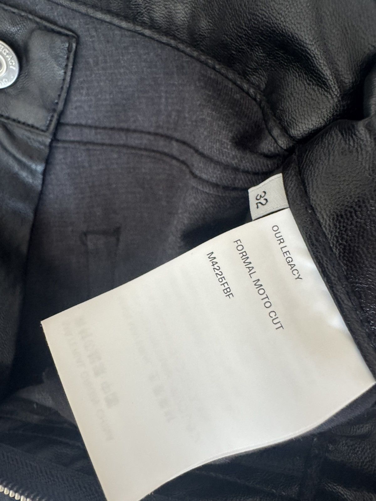 Our Legacy Our Legacy Formal Moto Cut Pants Size US 32 / EU 48 - 9 Thumbnail