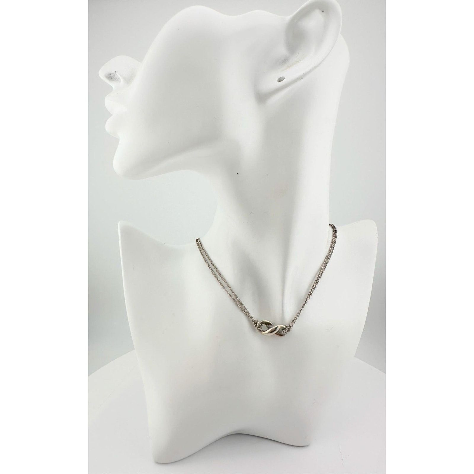 Tiffany & Co. Tiffany & Co Infinity Double Chain Pendant and Necklace Size ONE SIZE - 5 Thumbnail