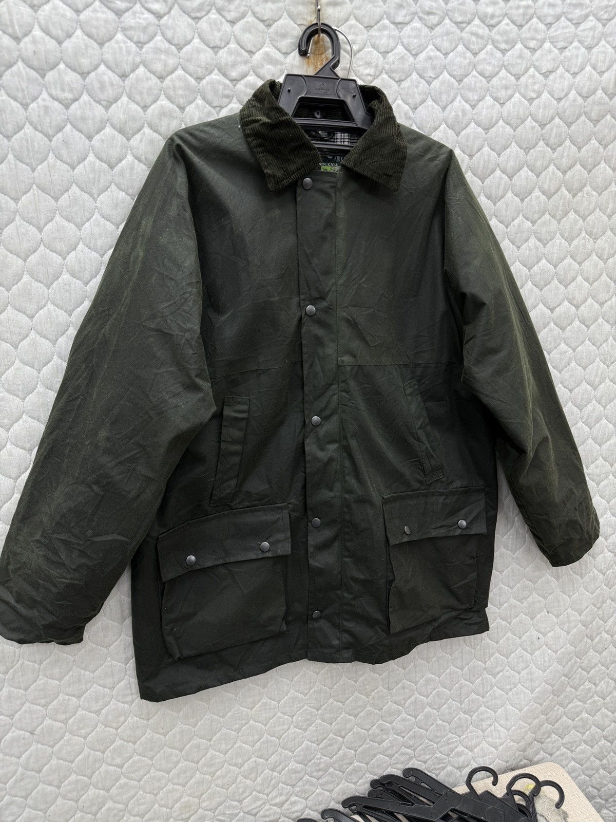 Barbour 💥💥🔥STEALS ROCKALL WAXED JACKET Size US L / EU 52-54 / 3 - 2 Thumbnail