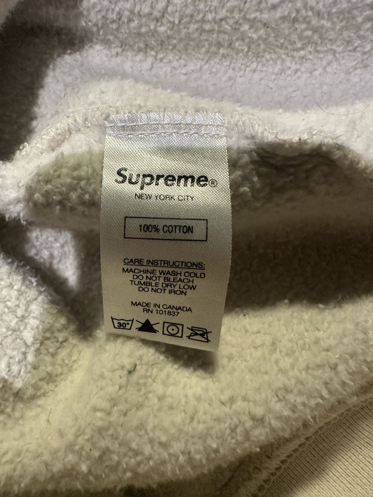 Supreme Supreme Restless Youth Beige Hoodie Size US XL / EU 56 / 4 - 5 Thumbnail