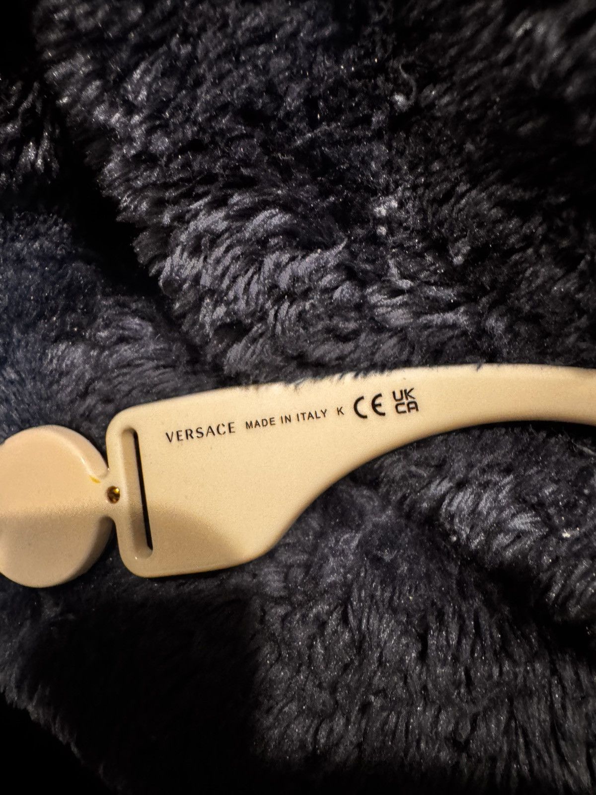 Versace White Versace Biggie Sunglasses Size ONE SIZE - 3 Thumbnail